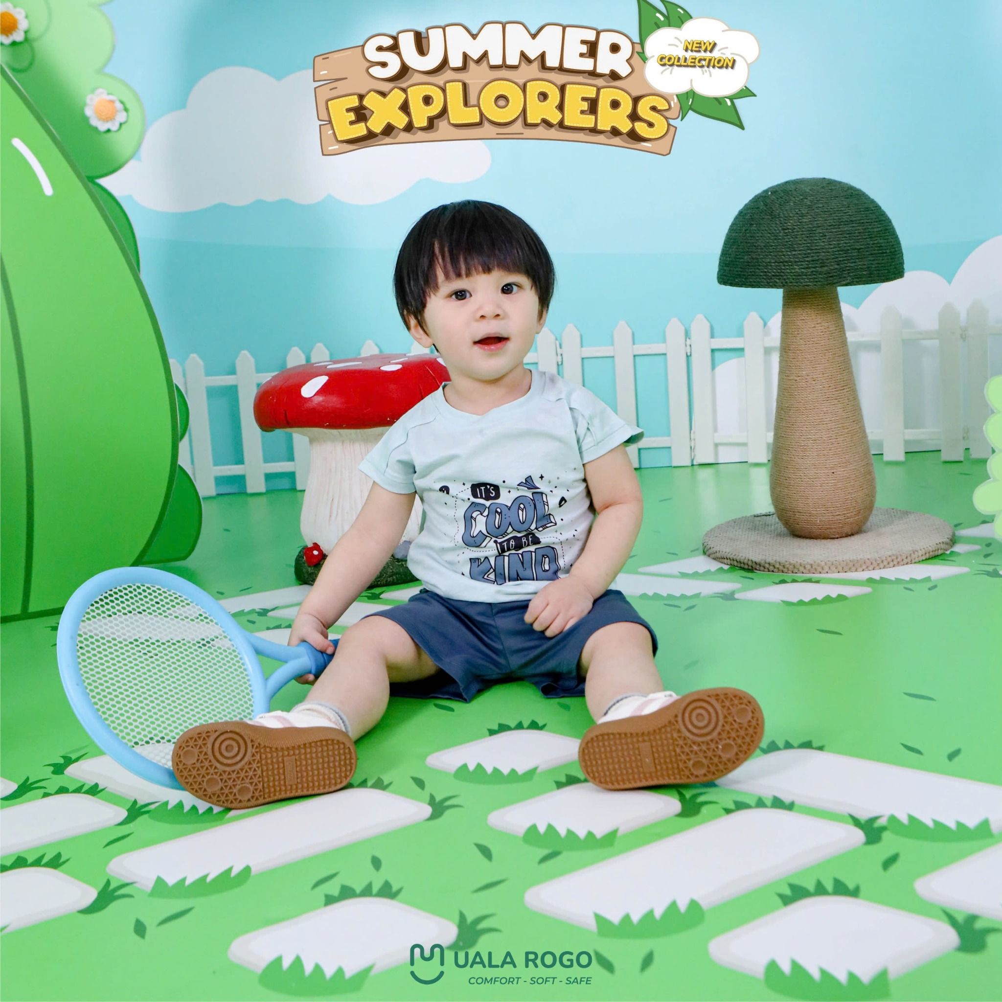Bộ Cộc Tay Cotton cho Bé UR 3831
