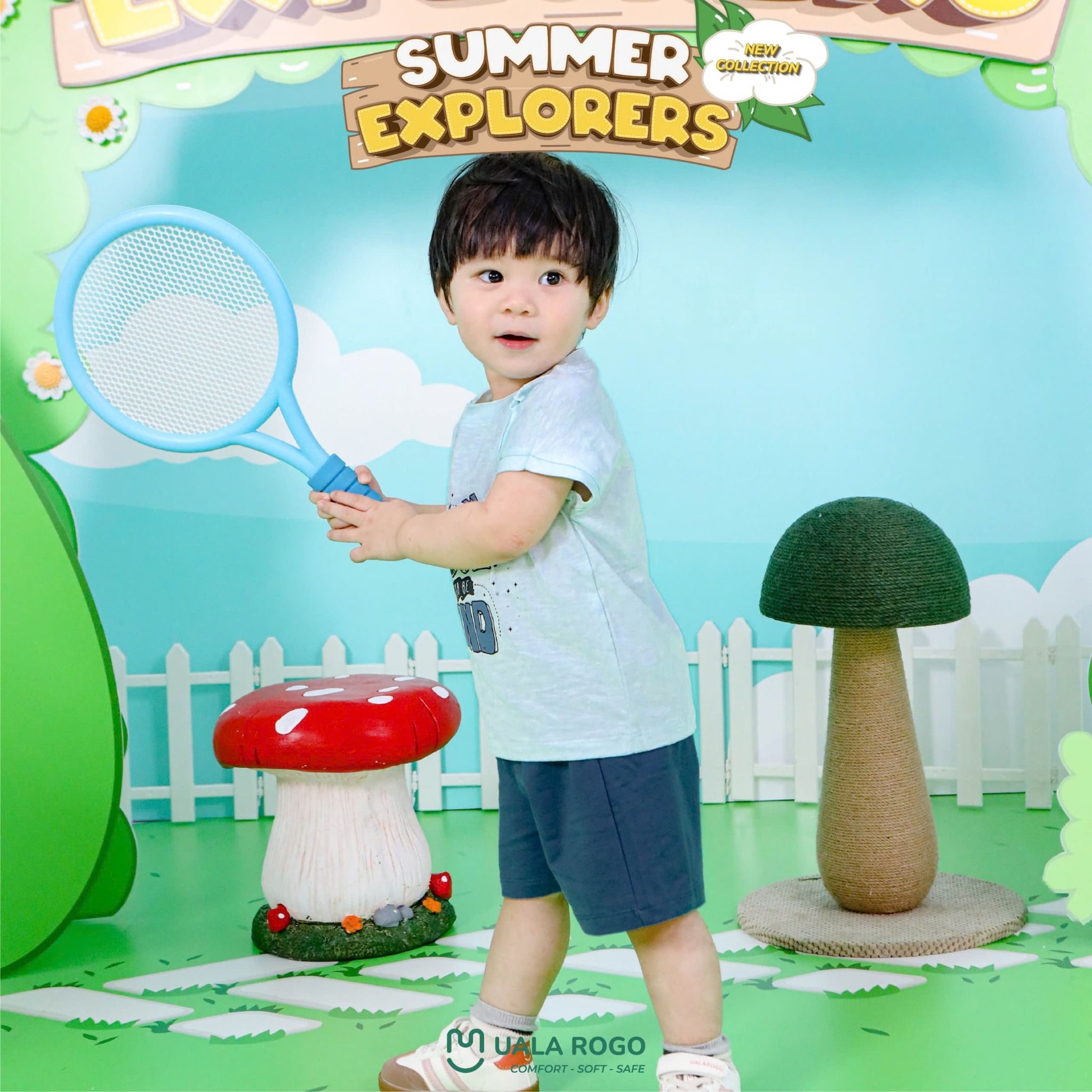 Bộ Cộc Tay Cotton cho Bé UR 3831