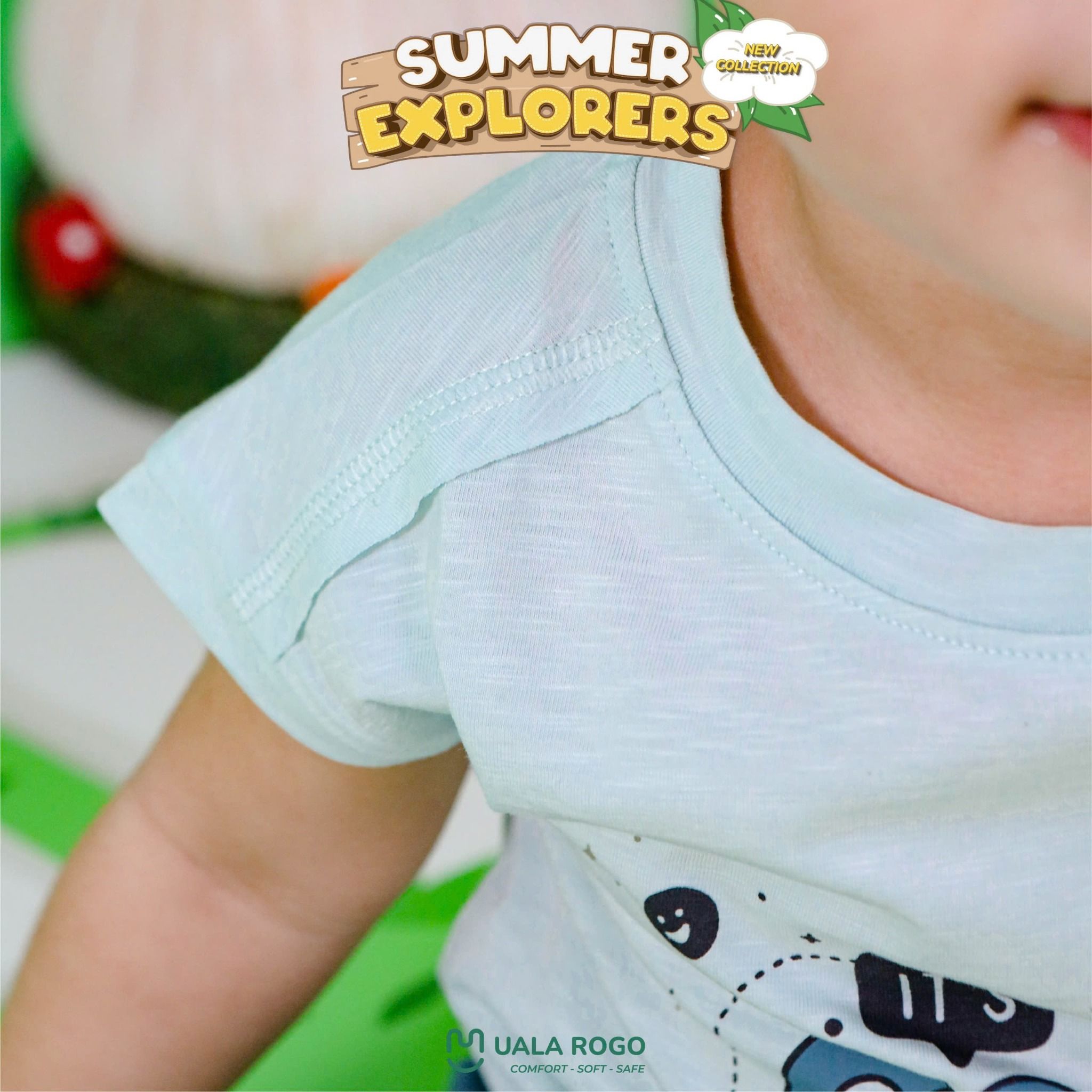 Bộ Cộc Tay Cotton cho Bé UR 3831