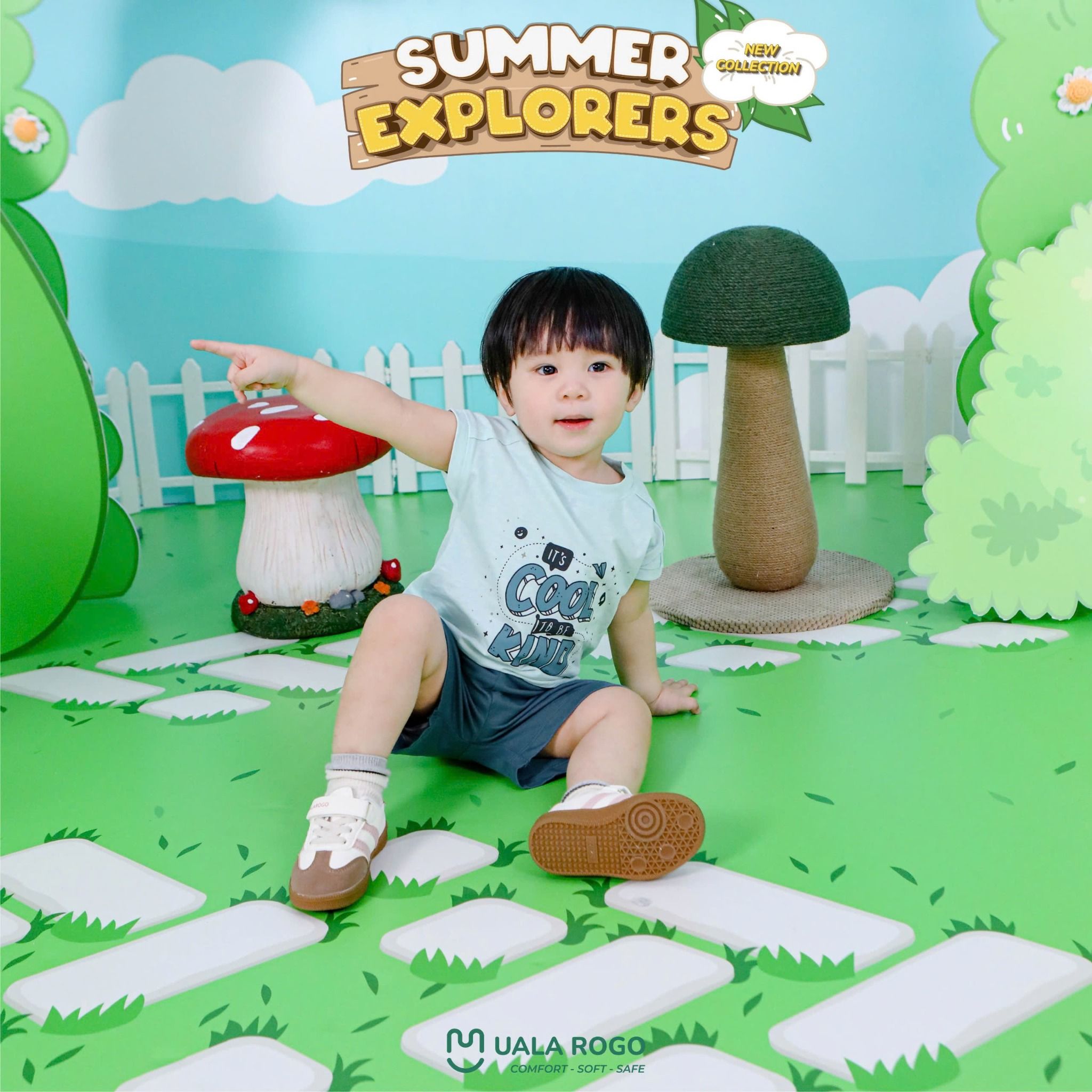 Bộ Cộc Tay Cotton cho Bé UR 3831