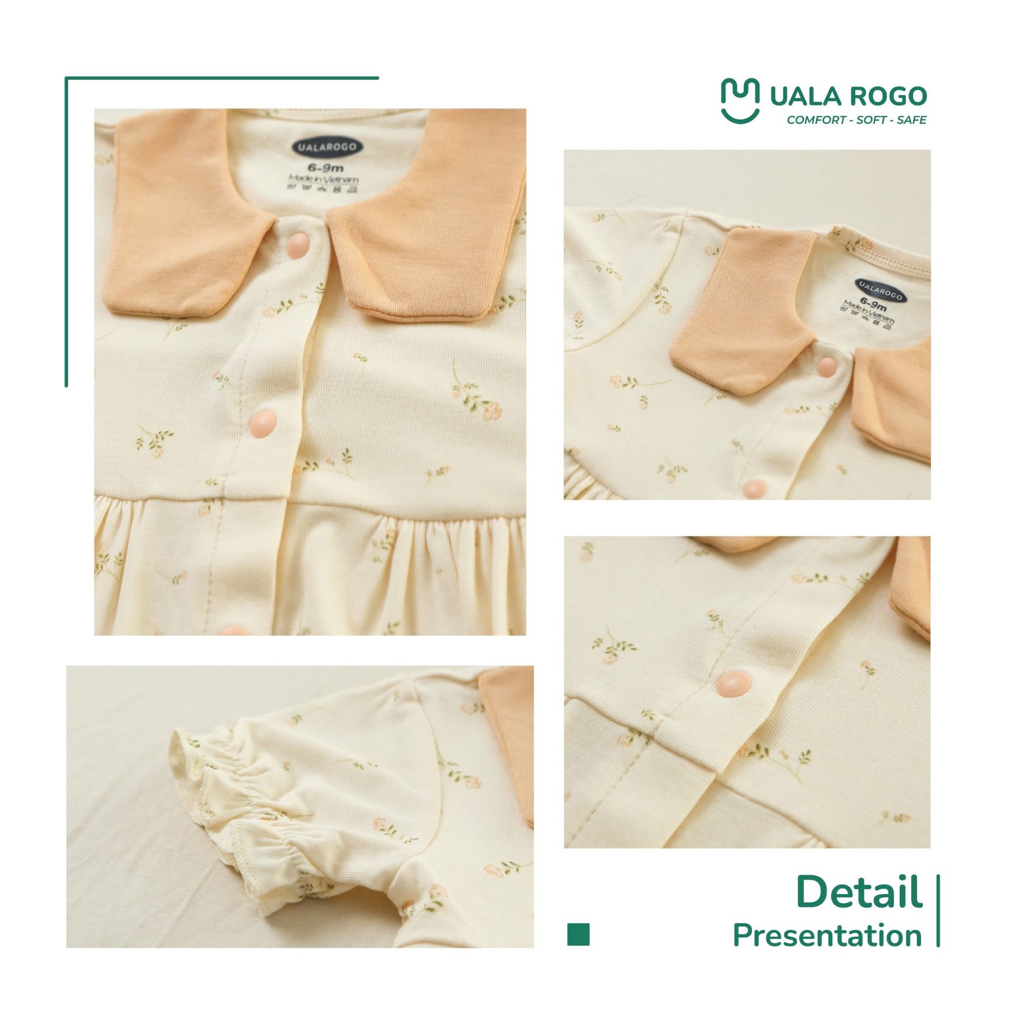 Bộ Body Cho Bé Gái UR 2375