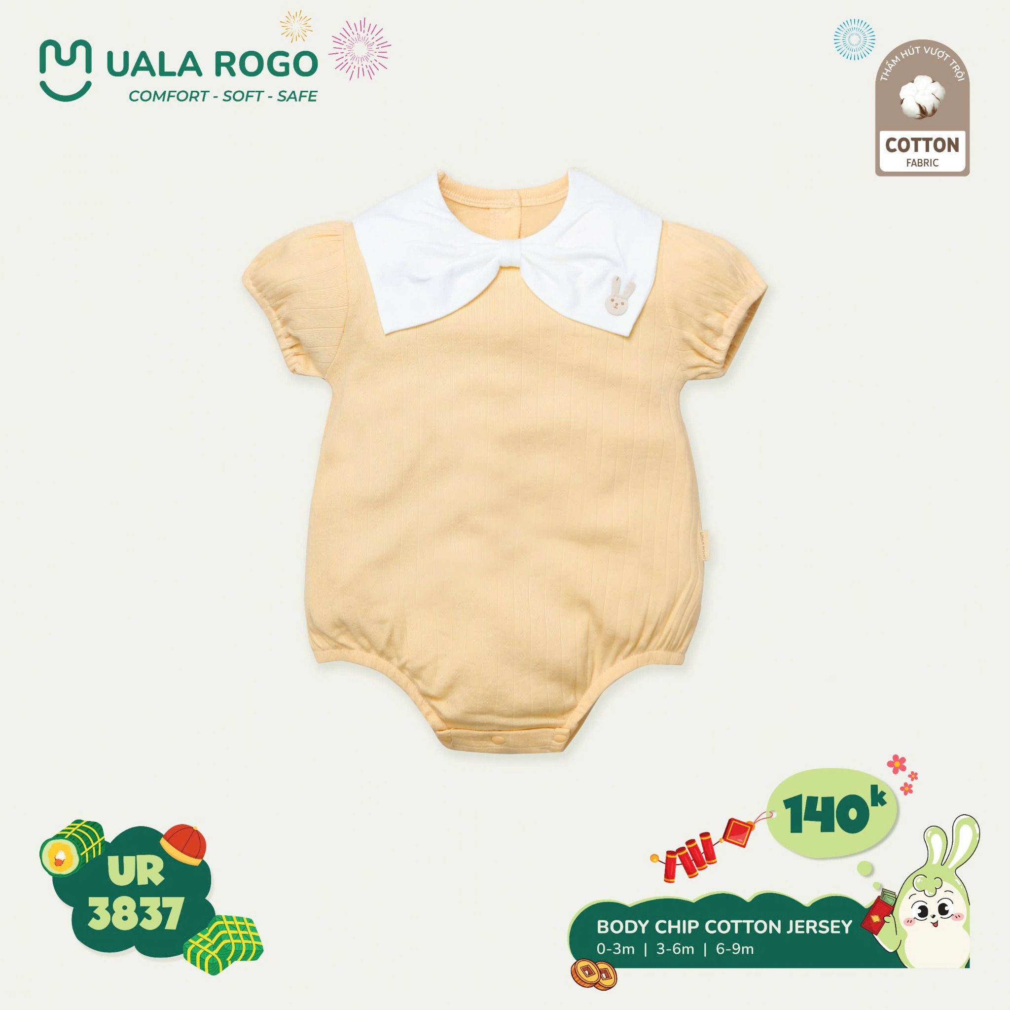Body Chip Cotton Cho Bé UR 3837