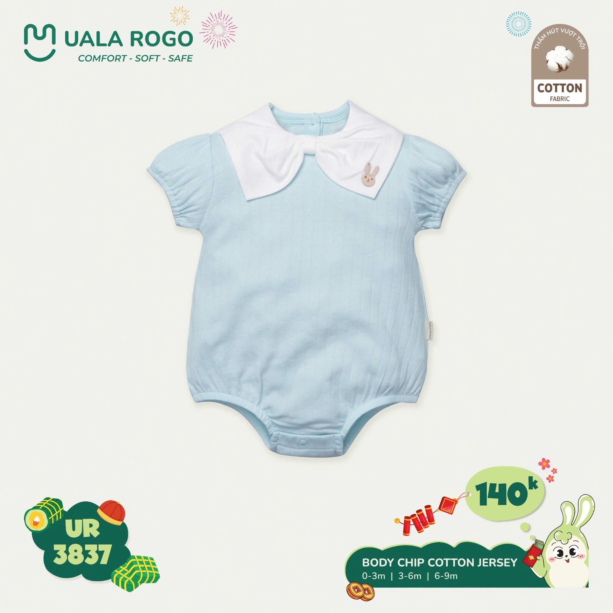 Body Chip Cotton Cho Bé UR 3837