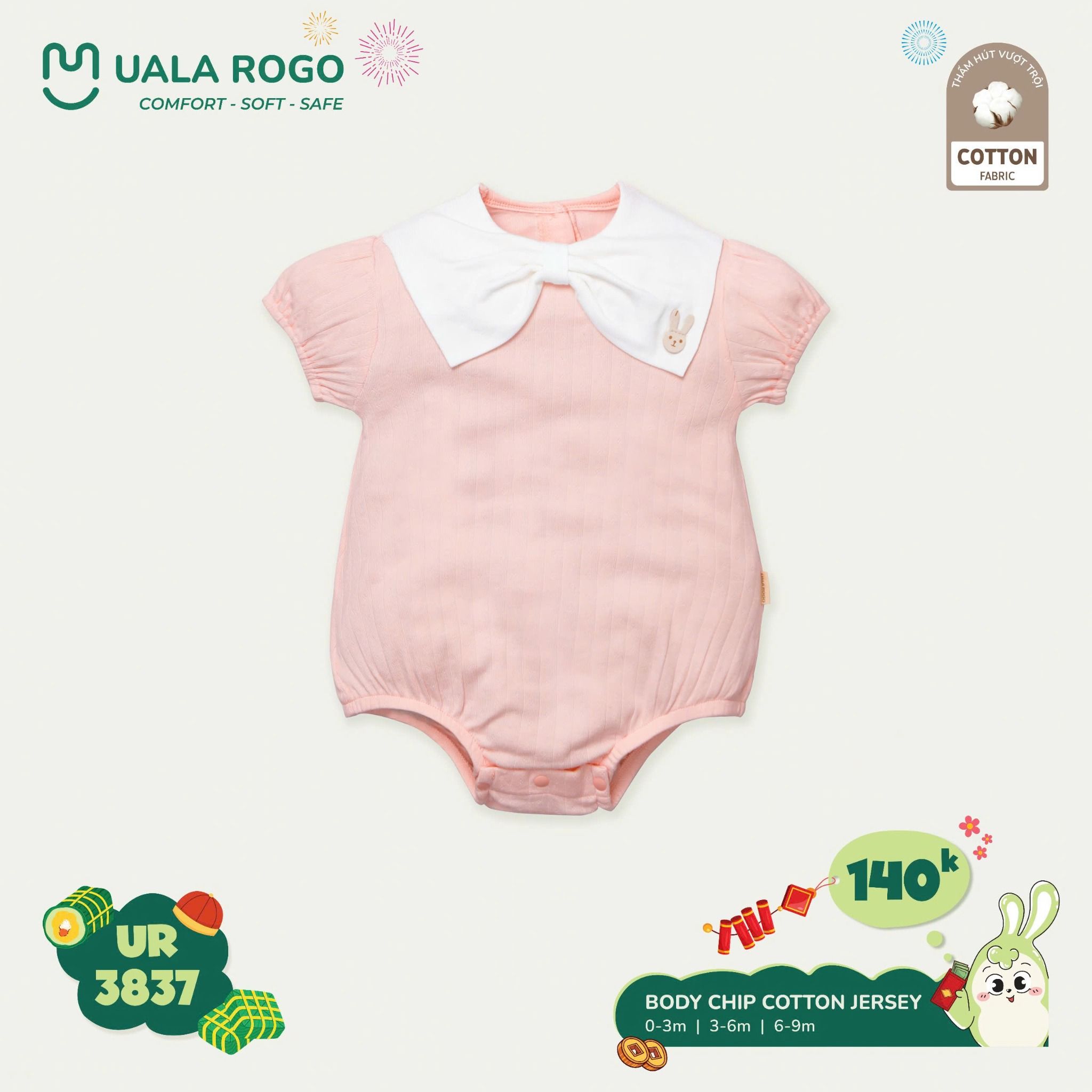 Body Chip Cotton Cho Bé UR 3837