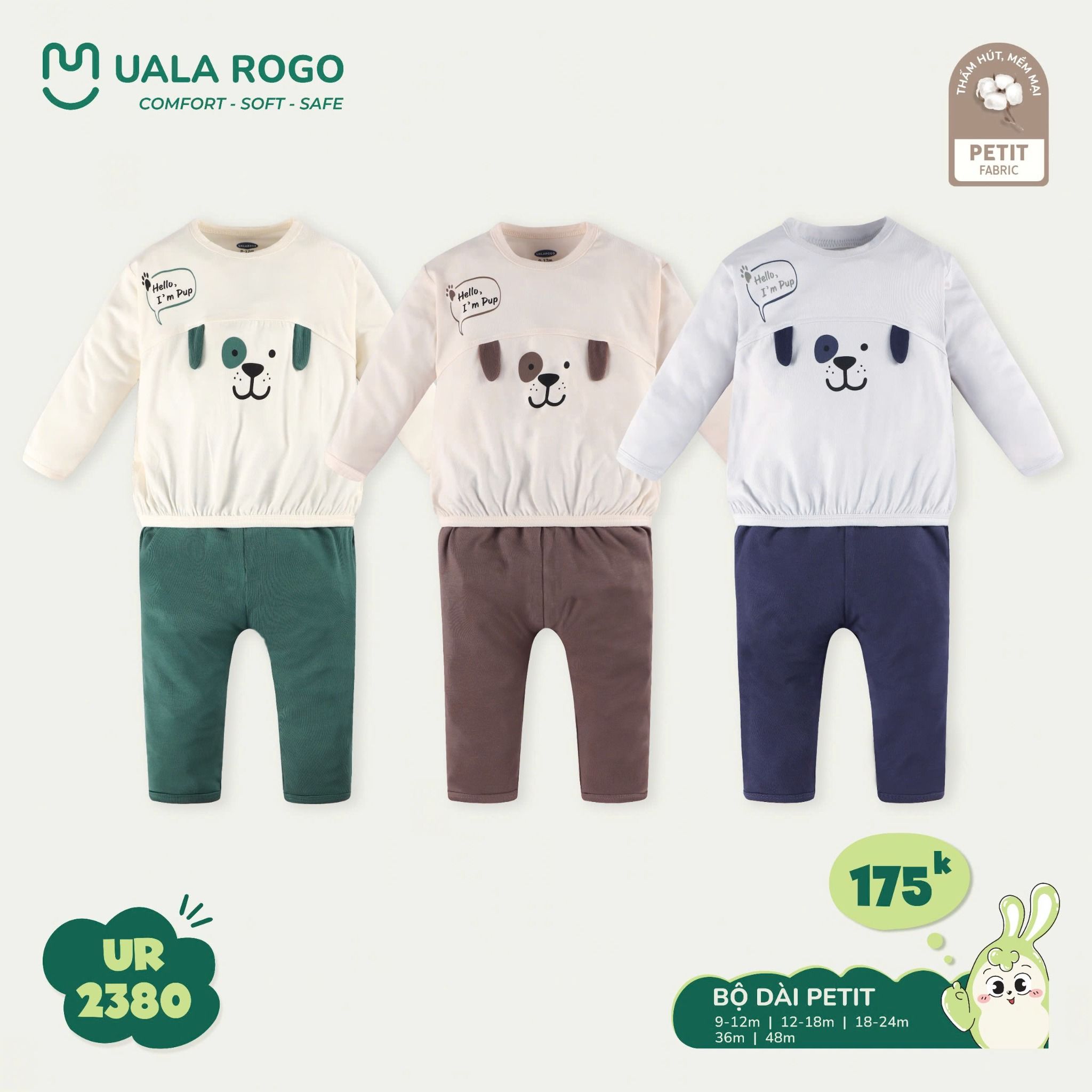 Bộ Dài Tay Cho Bé UR 2380