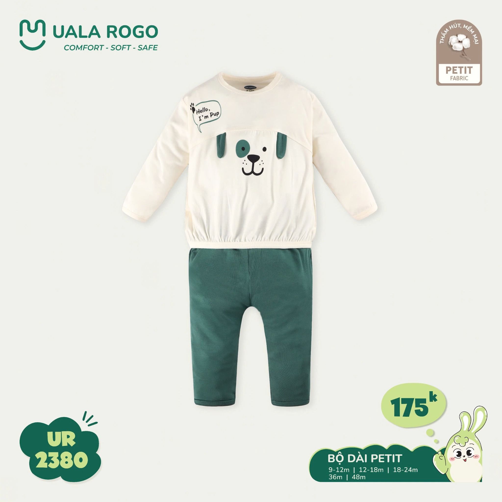 Bộ Dài Tay Cho Bé UR 2380