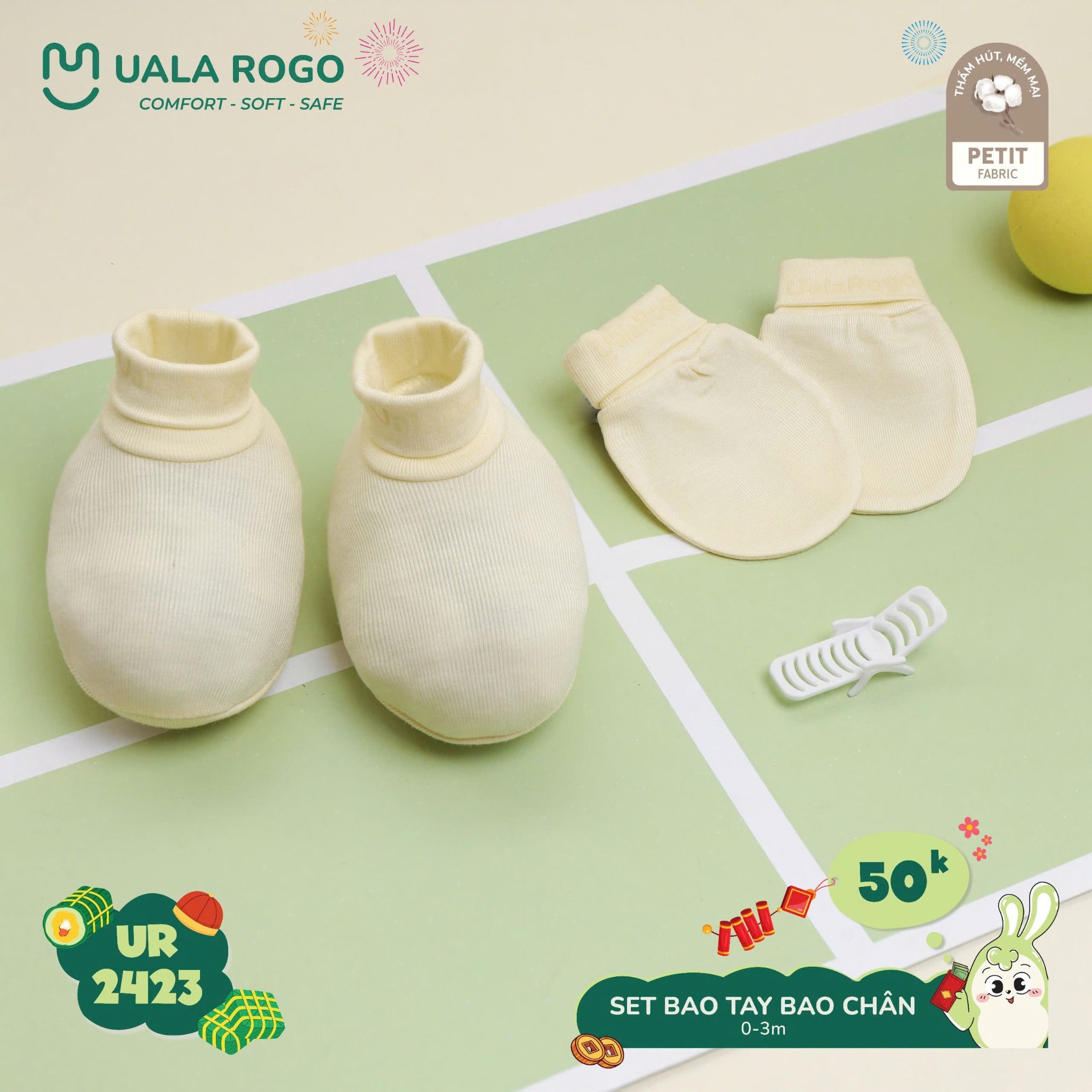 Bao Chân Bao Tay Cho Bé UR 2423