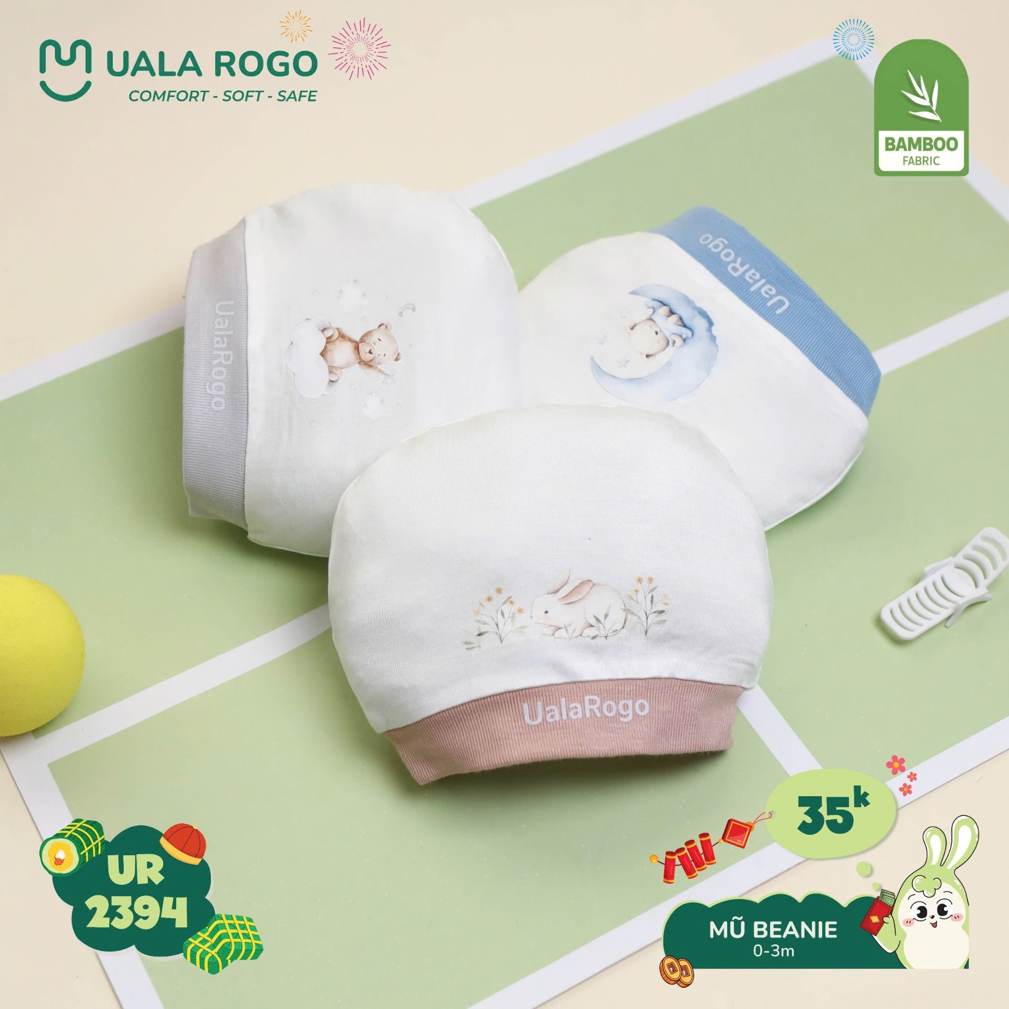 Mũ Sơ Sinh Cho Bé UR 2394