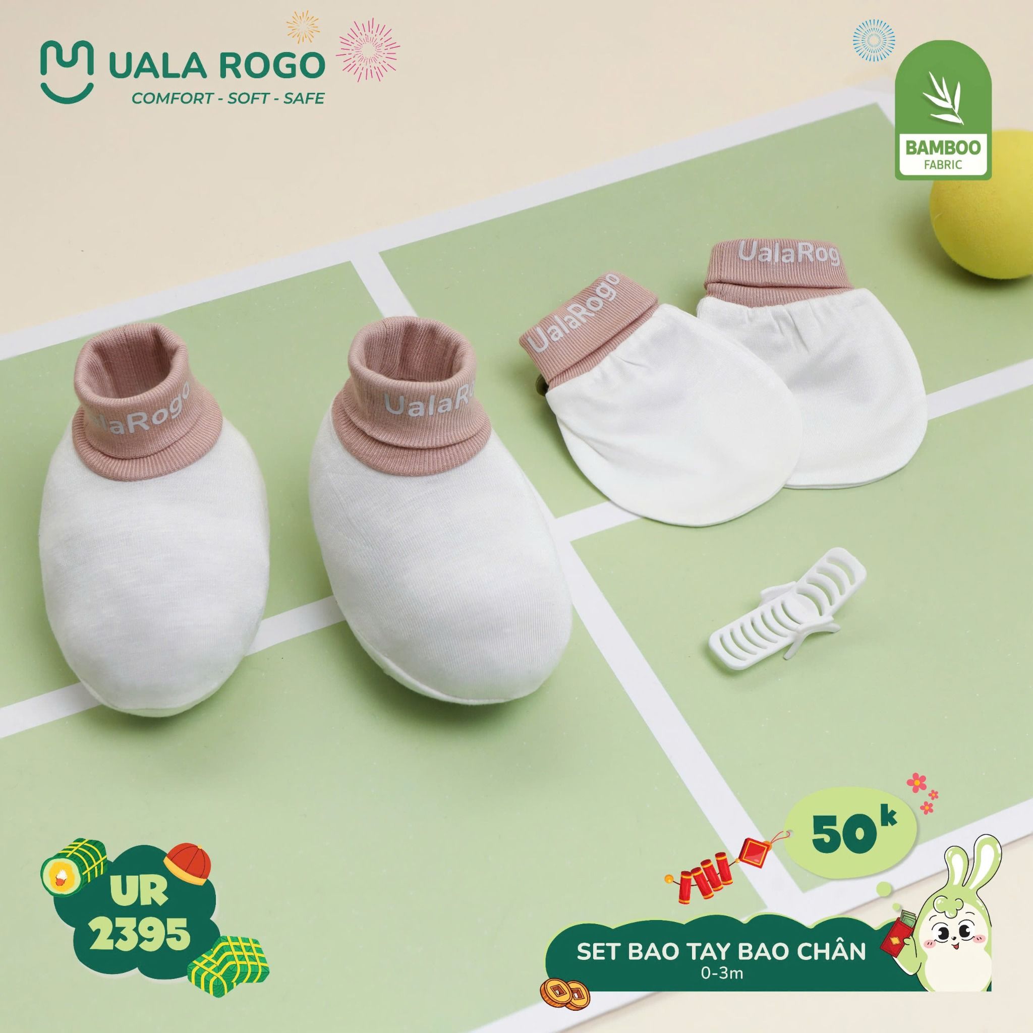 Set Bao Chân Bao Tay Cho Bé UR 2395