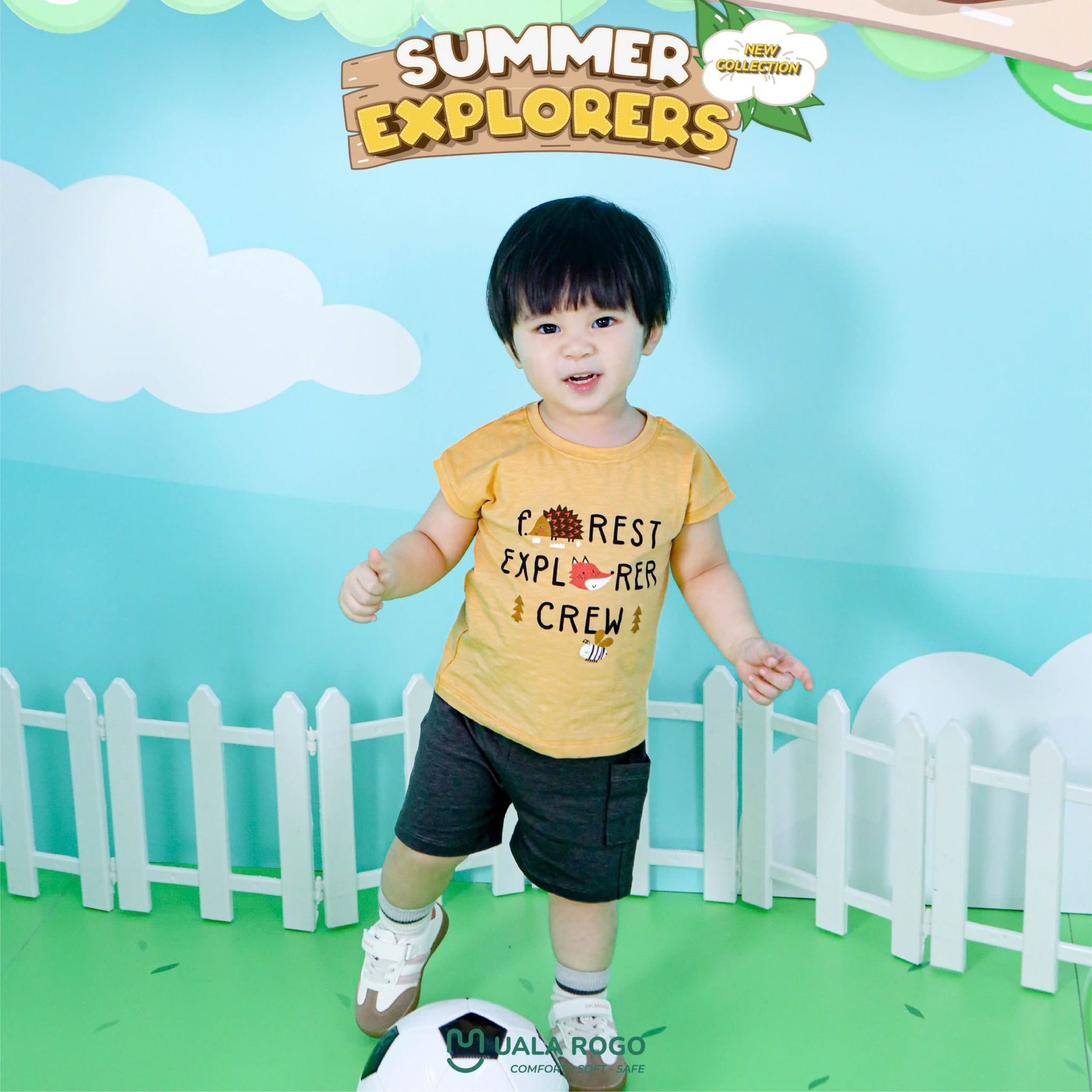 Bộ Cộc Cotton Cho Bé UR 3824