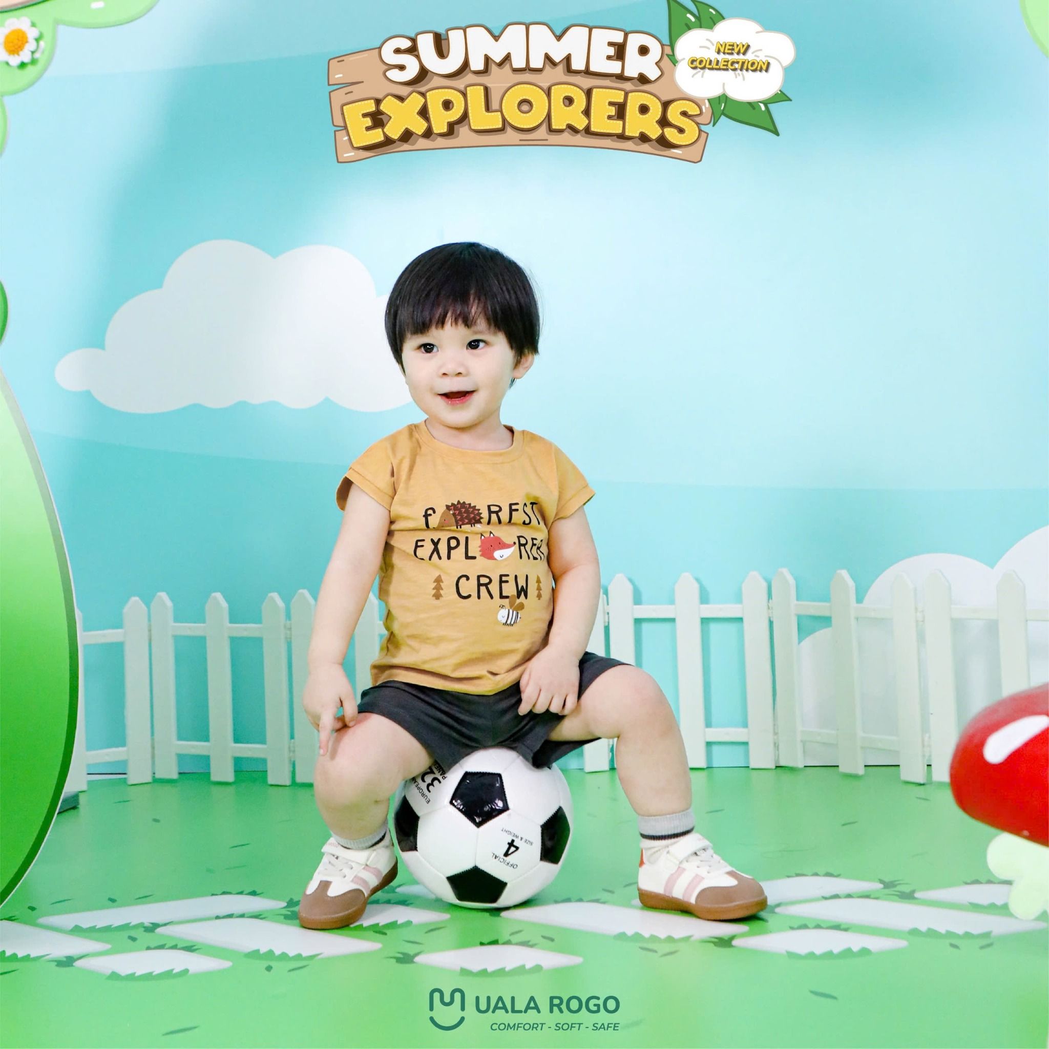 Bộ Cộc Cotton Cho Bé UR 3824
