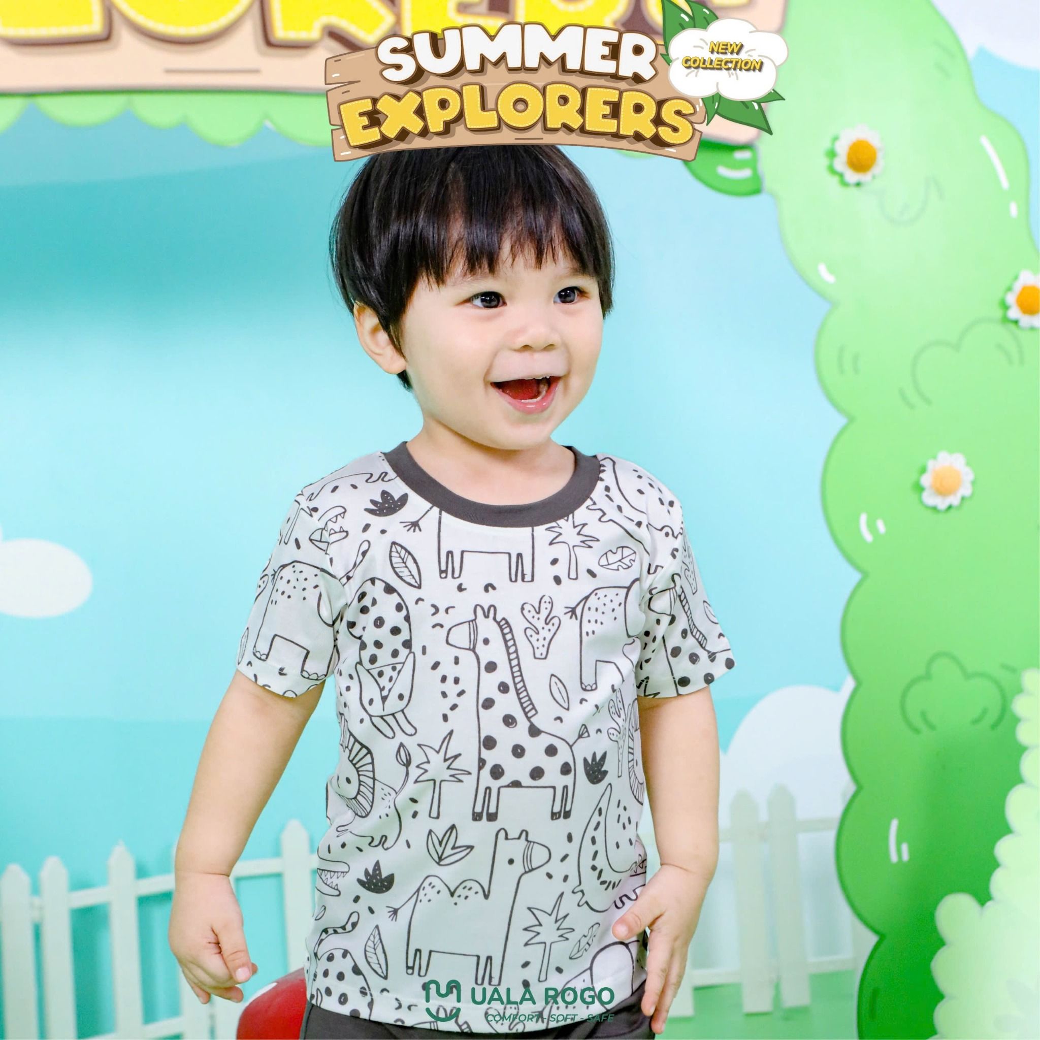 Bộ Cộc Tay Cho Bé UR 2387