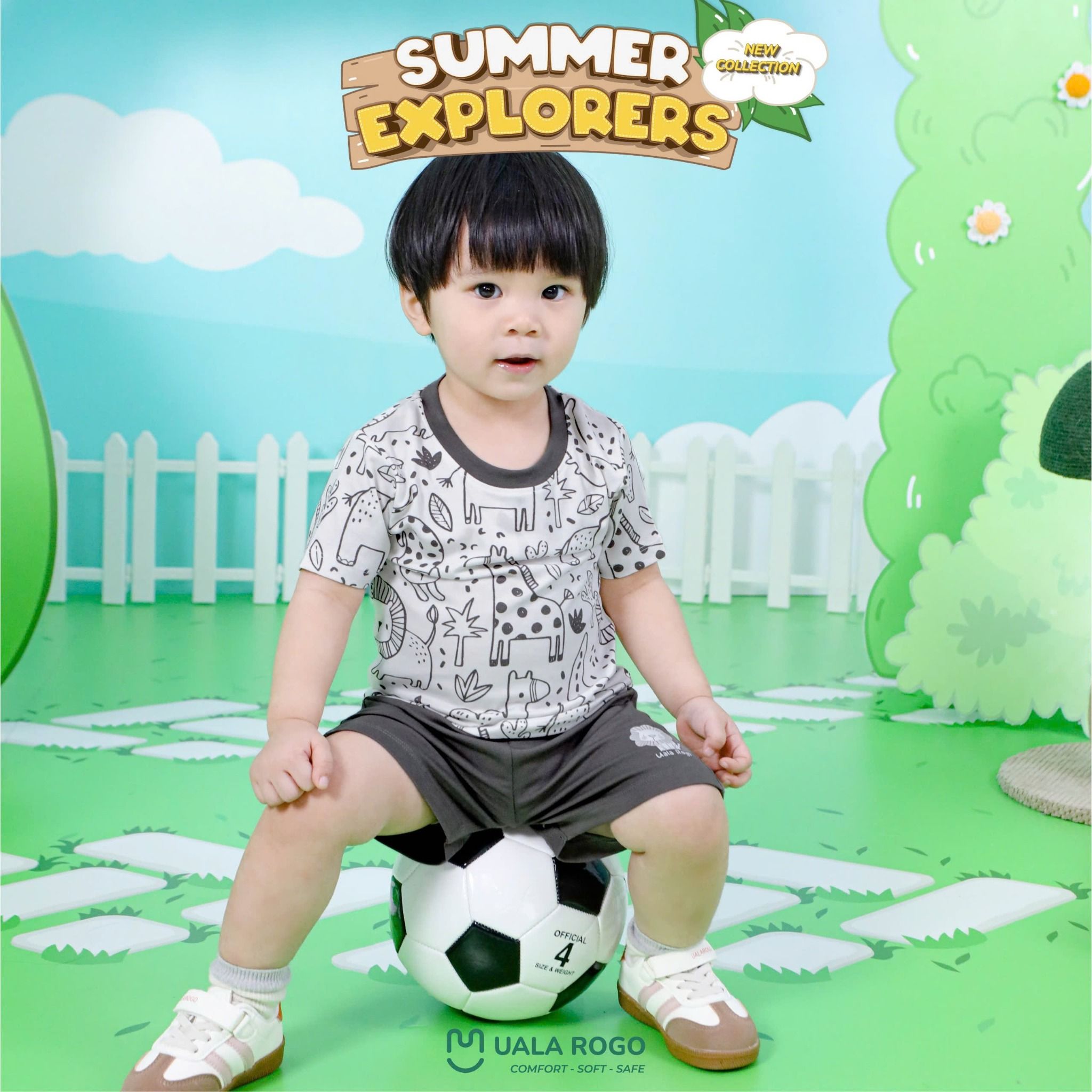 Bộ Cộc Tay Cho Bé UR 2387