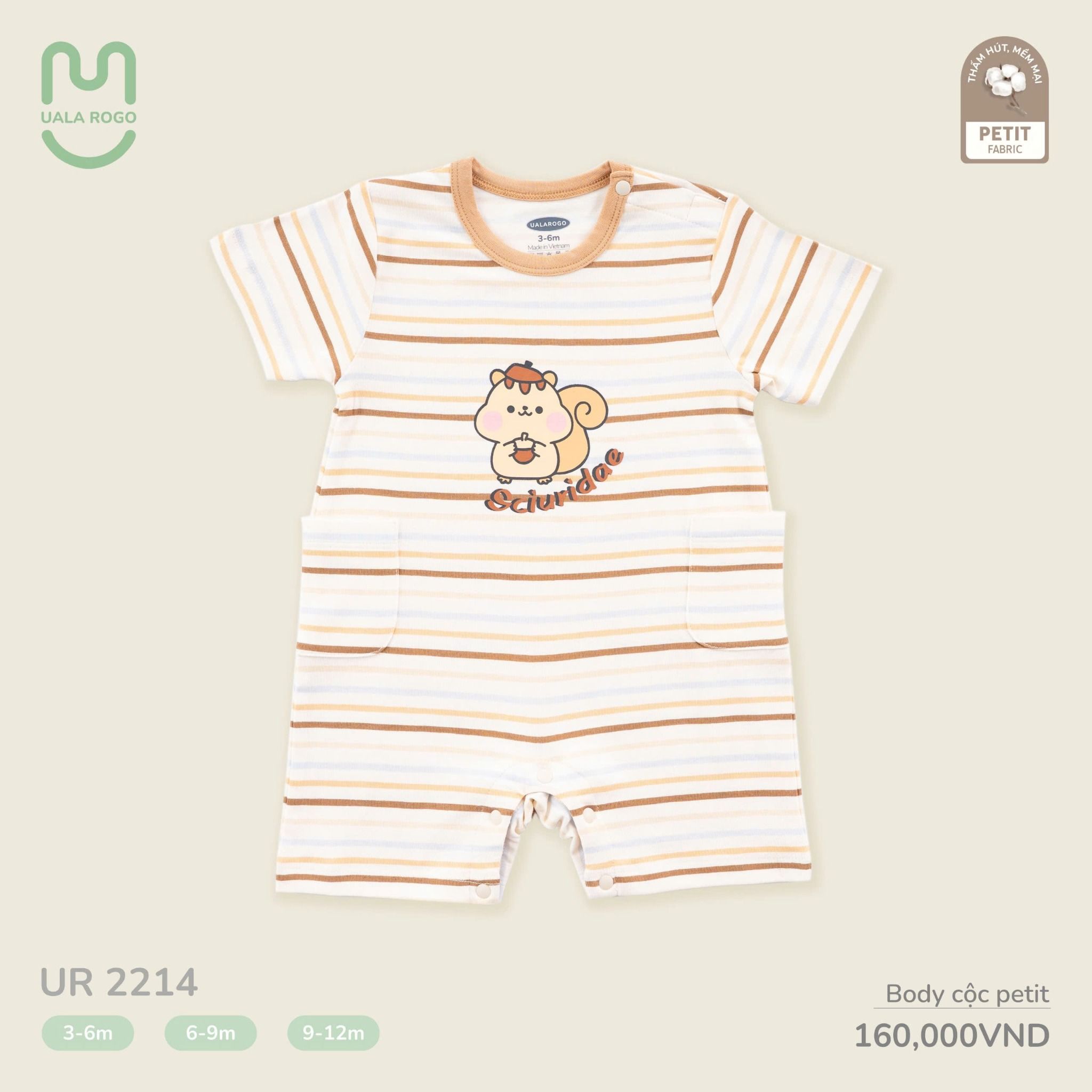 Bộ Body Cộc Petit Cho Bé UR 2214