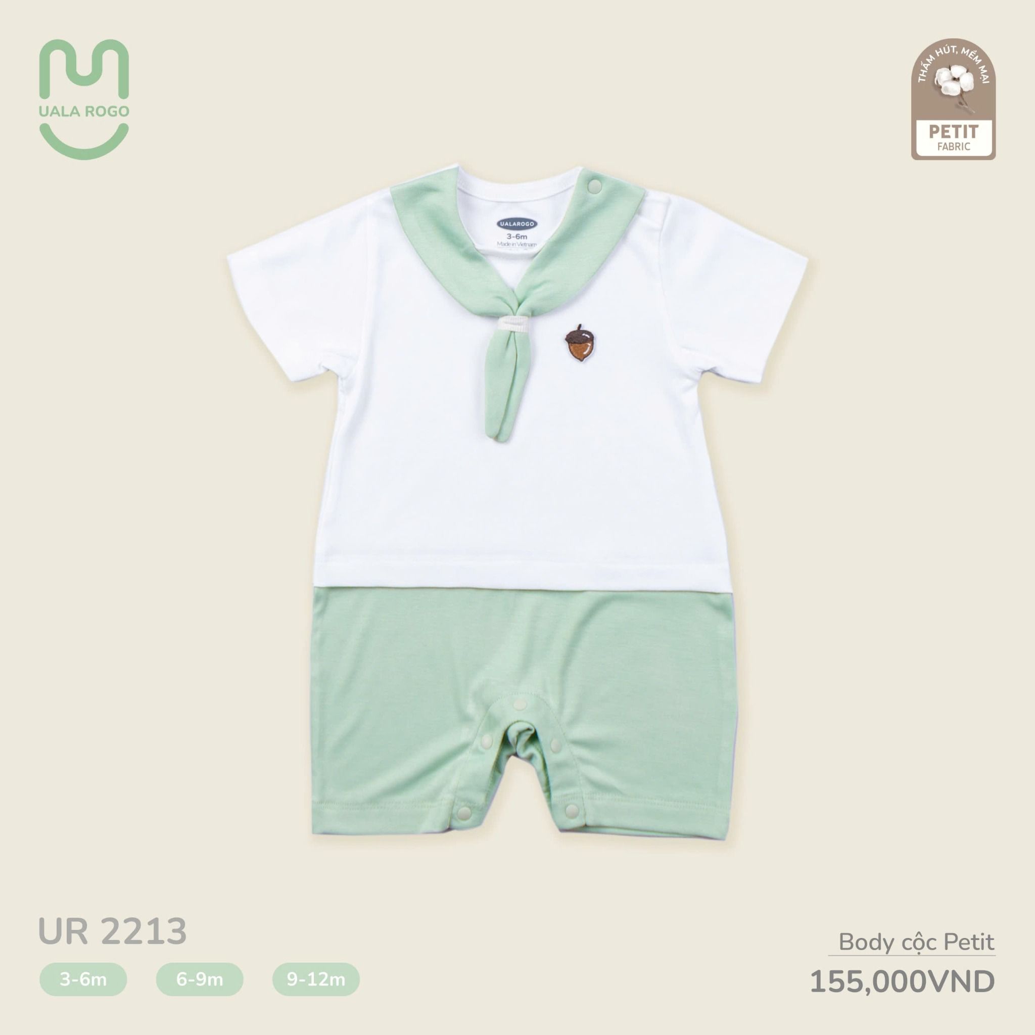 Bộ Body Cộc Petit Cho Bé UR 2213