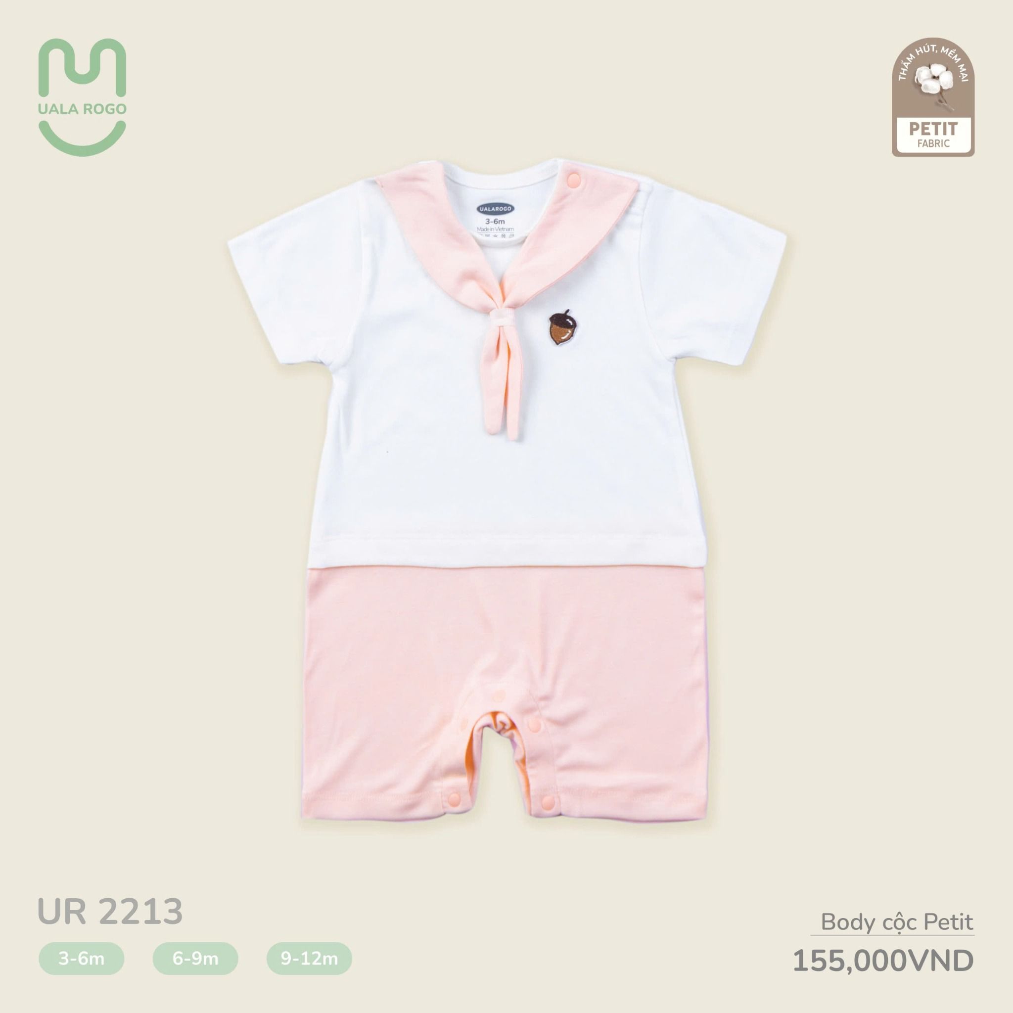 Bộ Body Cộc Petit Cho Bé UR 2213