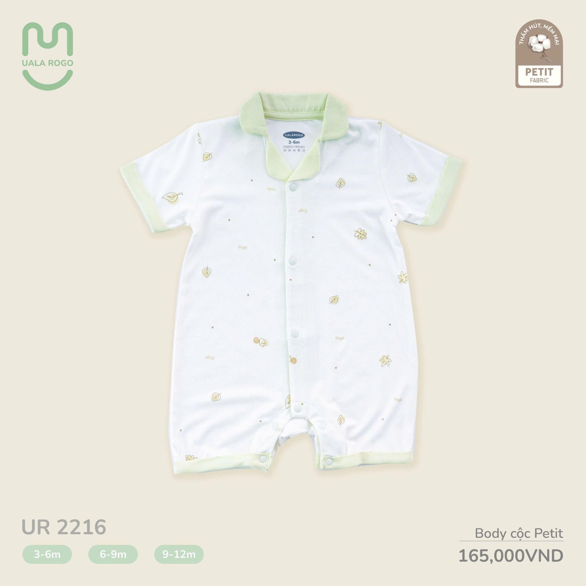 Bộ Body Cộc Petit Cho Bé UR 2216