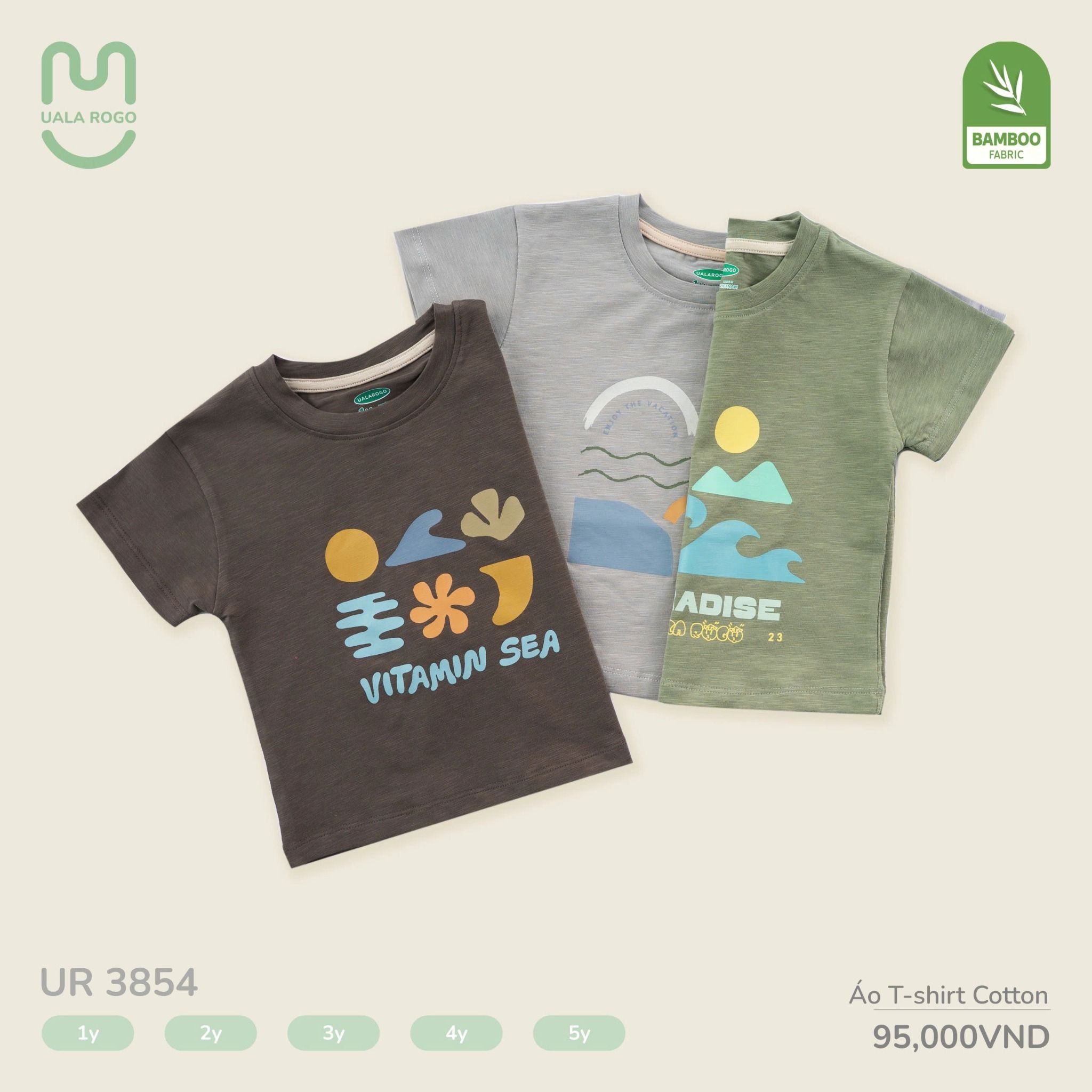 Áo T-Shirt Cotton Cho Bé UR 3854