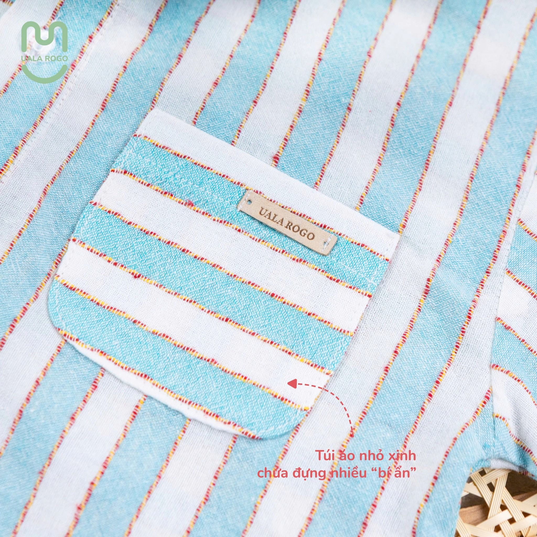 Set Áo Sơ Mi Quần Lửng Bomi Cotton UR 3864