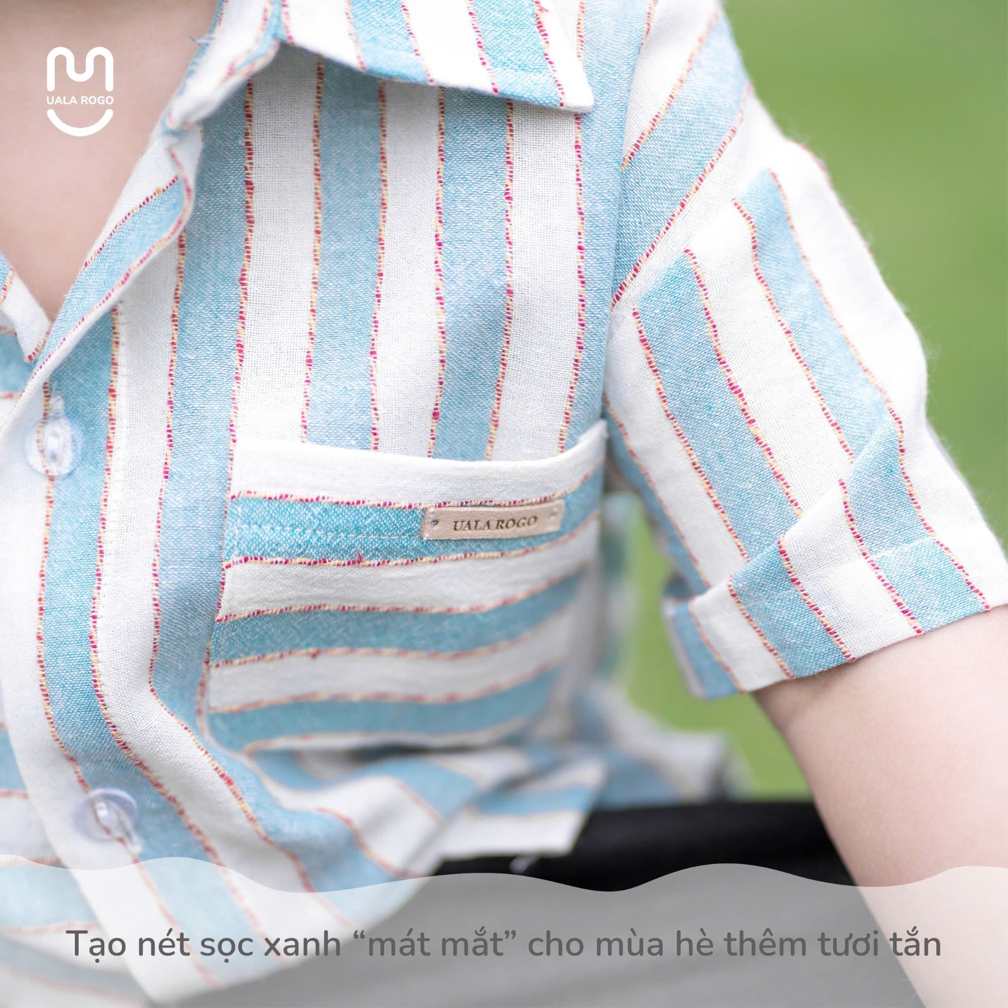 Set Áo Sơ Mi Quần Lửng Bomi Cotton UR 3864