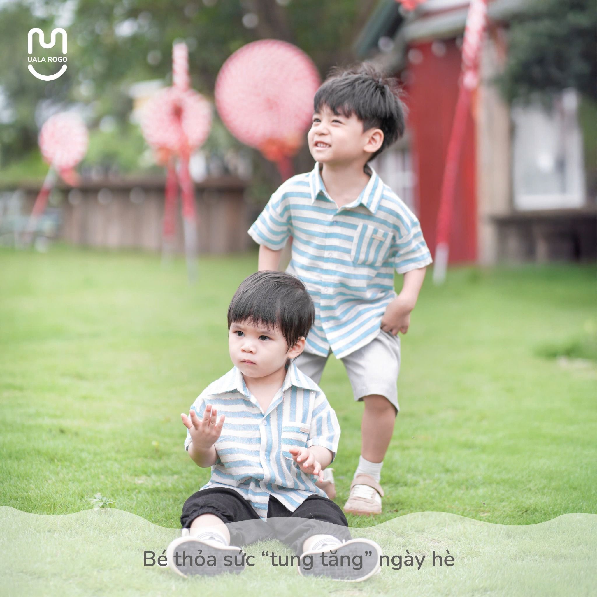 Set Áo Sơ Mi Quần Lửng Bomi Cotton UR 3864