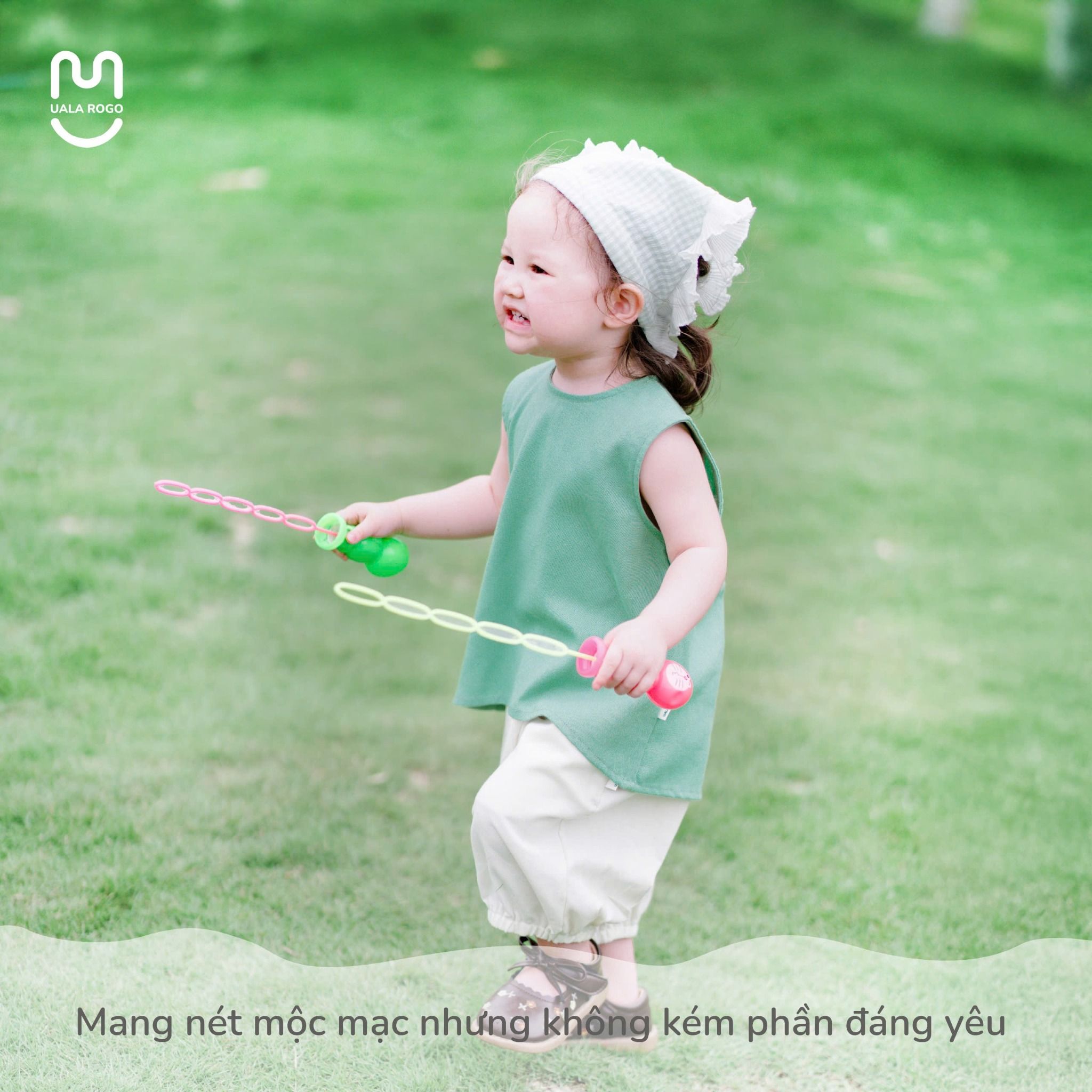 Bộ Sát Nách Linen Bé Gái UR 3863