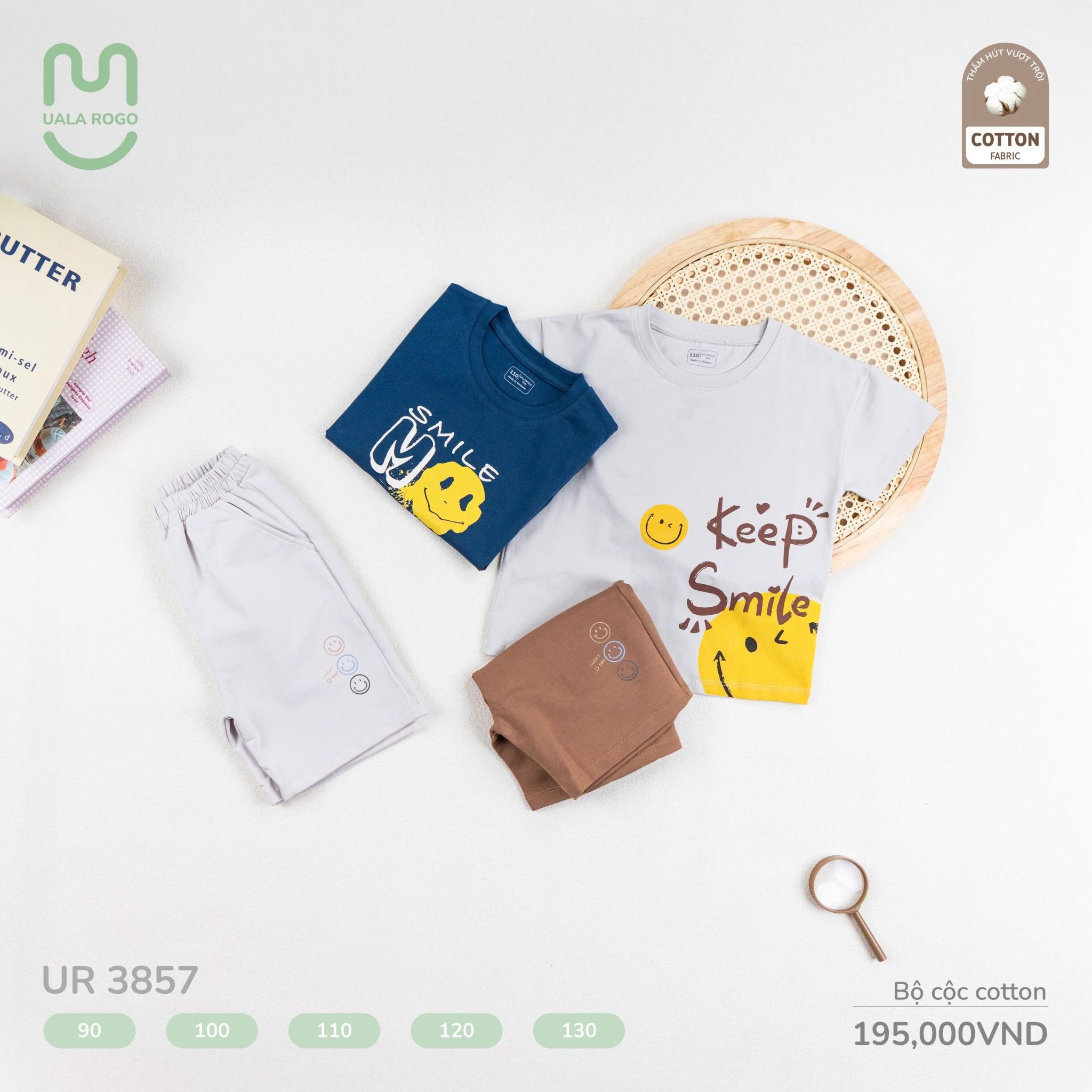 Bộ Cộc Cotton Cho Bé UR 3857