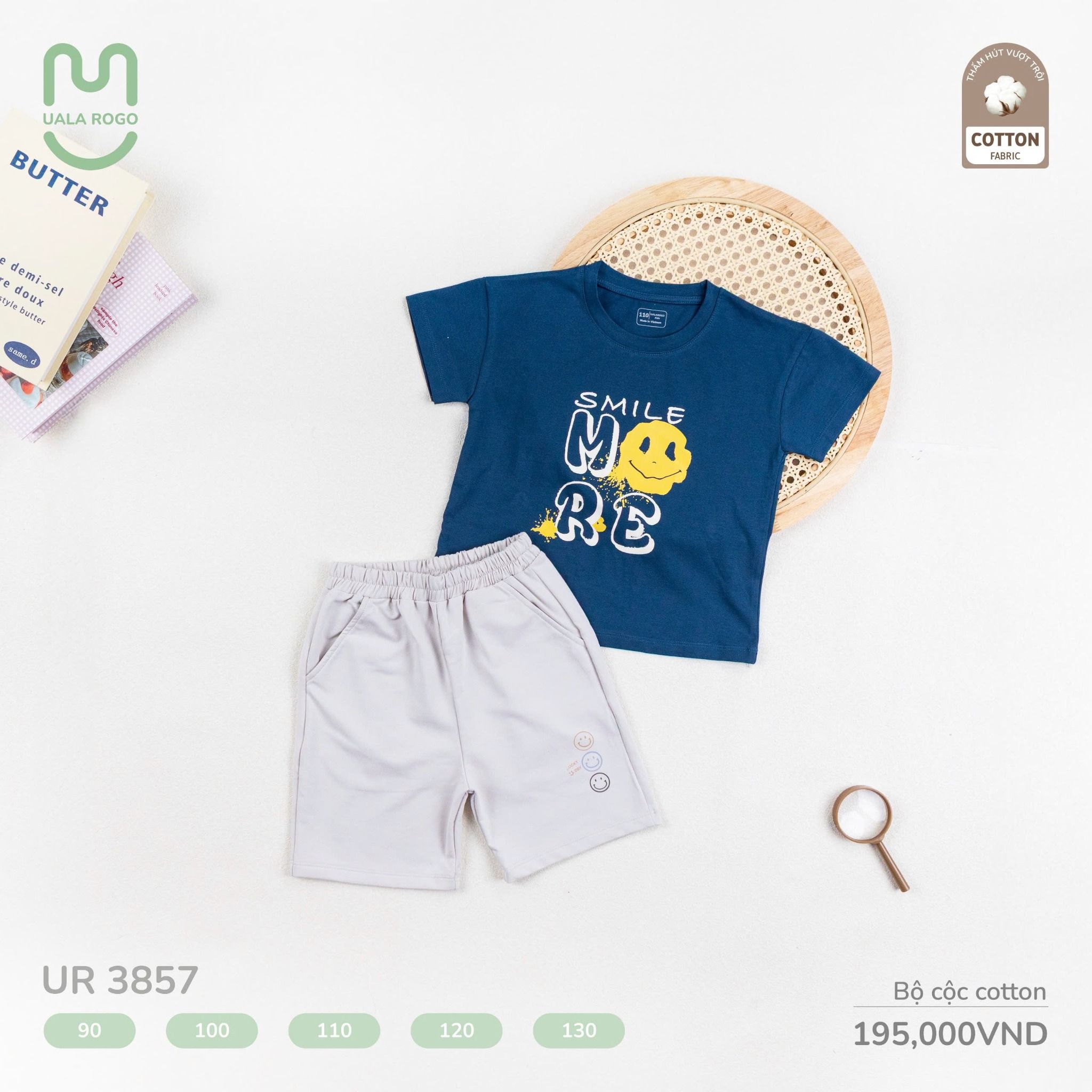 Bộ Cộc Cotton Cho Bé UR 3857