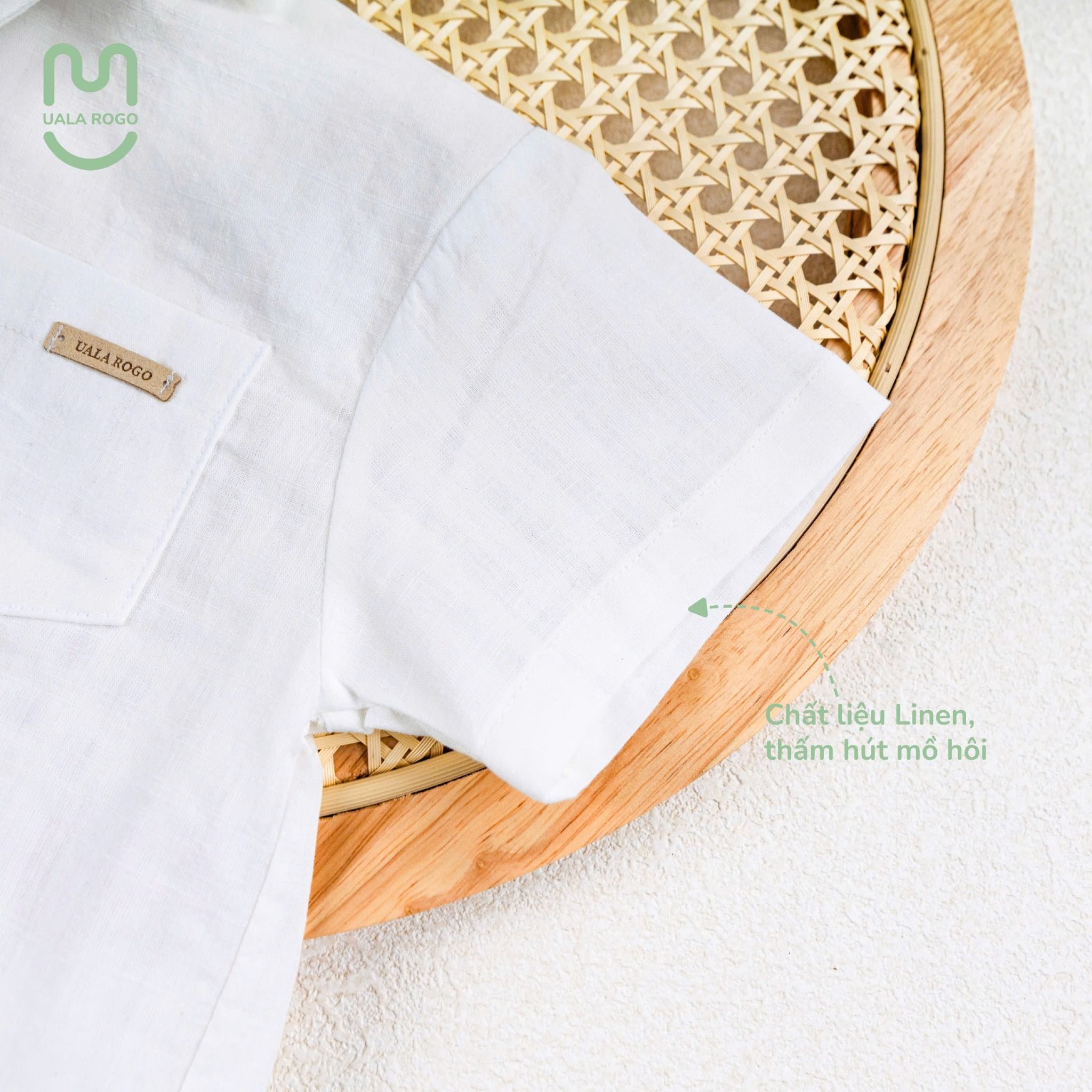 Set Áo Sơ Mi Quần Cộc Swan Linen UR 3868