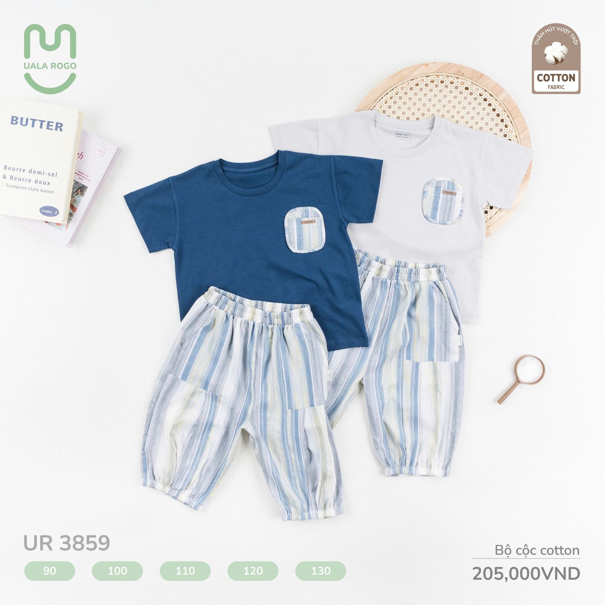 Bộ Cộc Cotton Cho Bé UR 3859