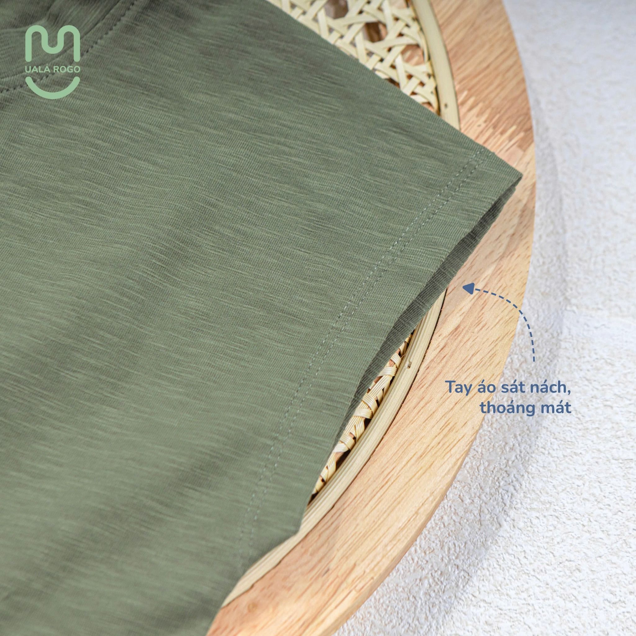 Bộ Sát Nách Cotton Bamboo Cho Bé UR 3861