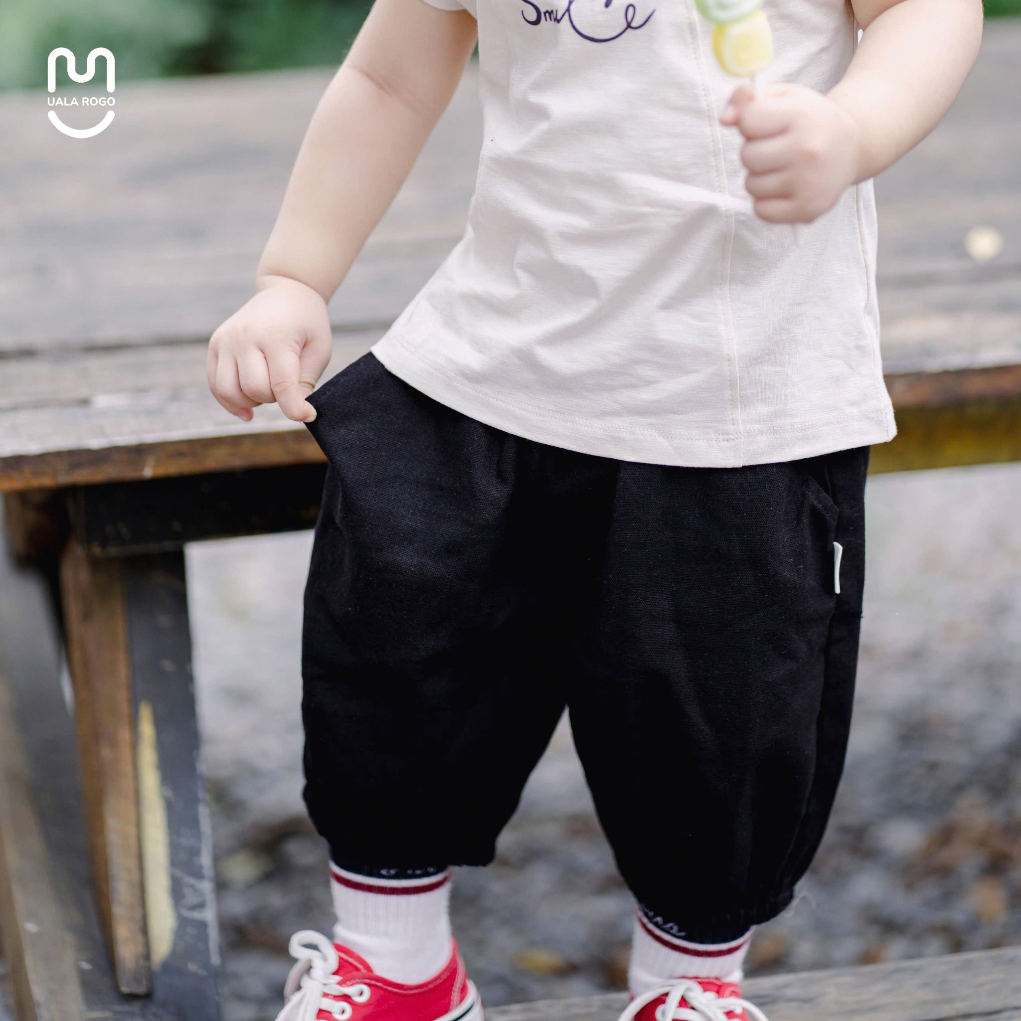 Bộ Sát Nách Cotton Bamboo Cho Bé UR 3861