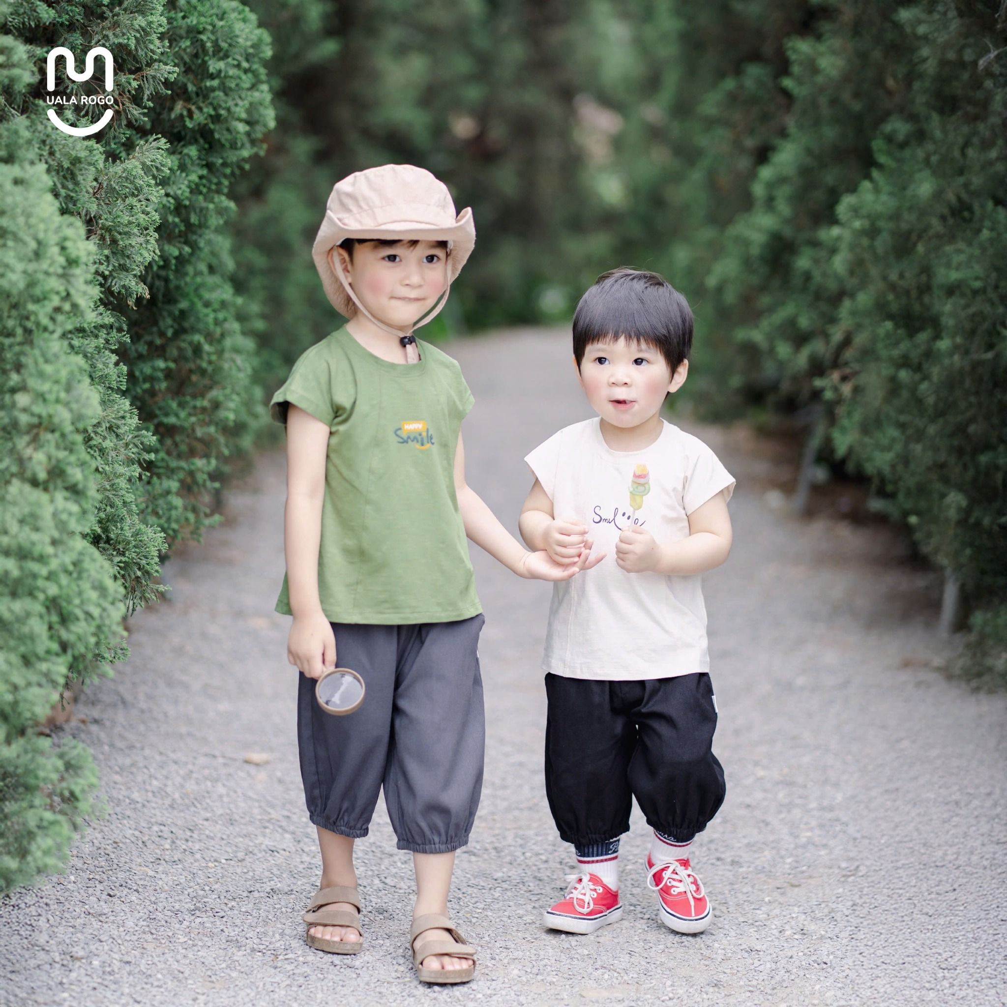 Bộ Sát Nách Cotton Bamboo Cho Bé UR 3861