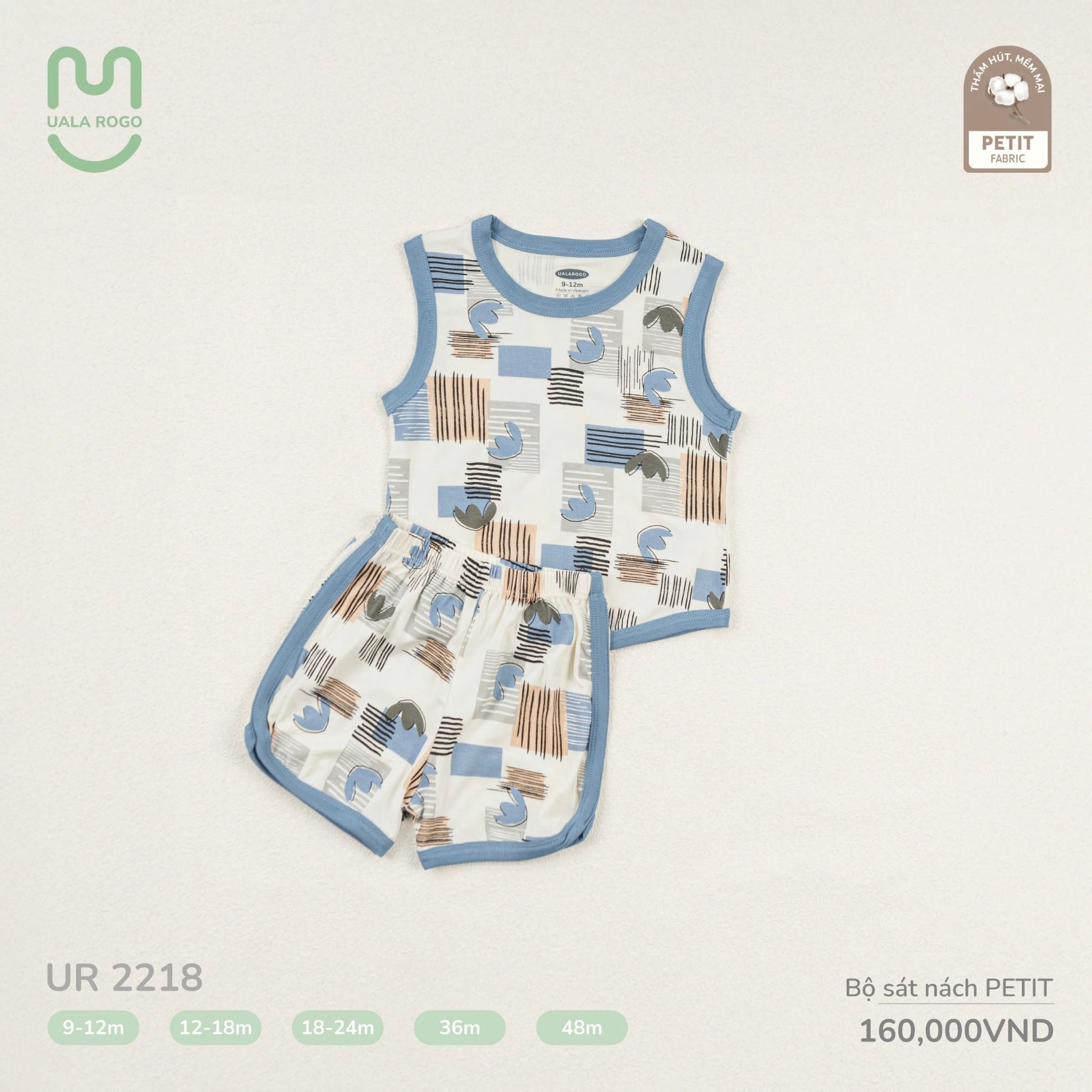 Bộ Sát Nách Petit Cho Bé UR 2218