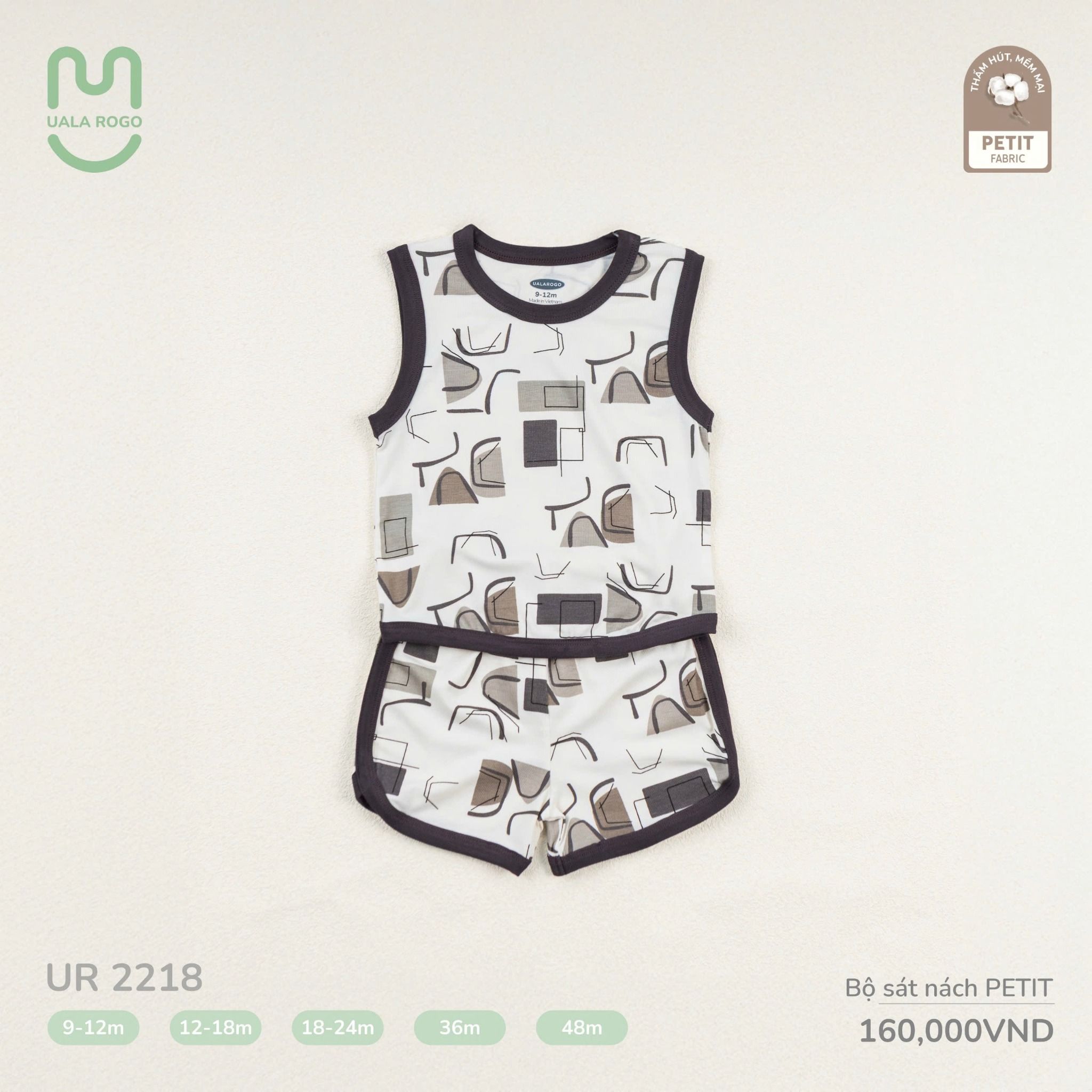 Bộ Sát Nách Petit Cho Bé UR 2218