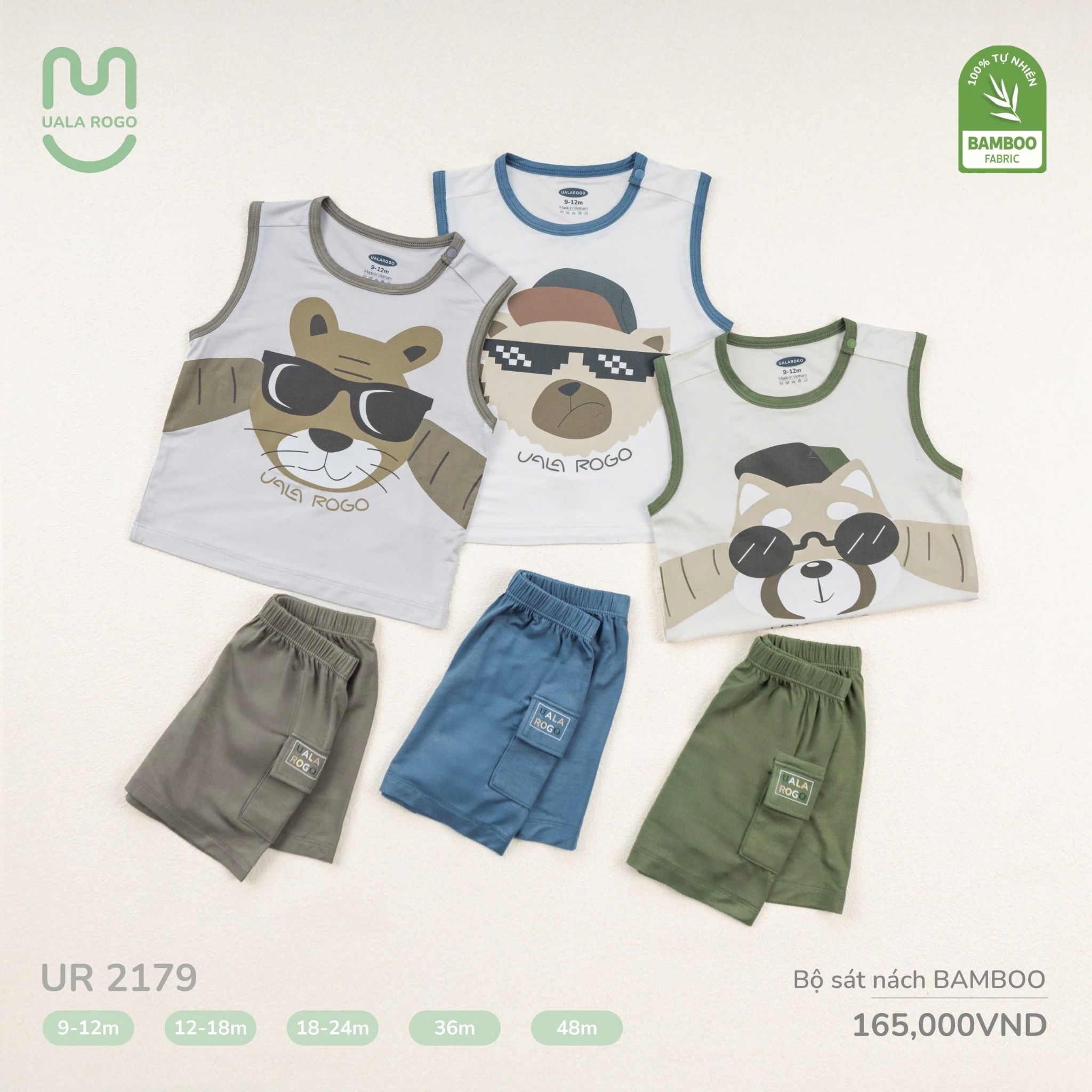 Bộ Sát Nách Bamboo UR 2179