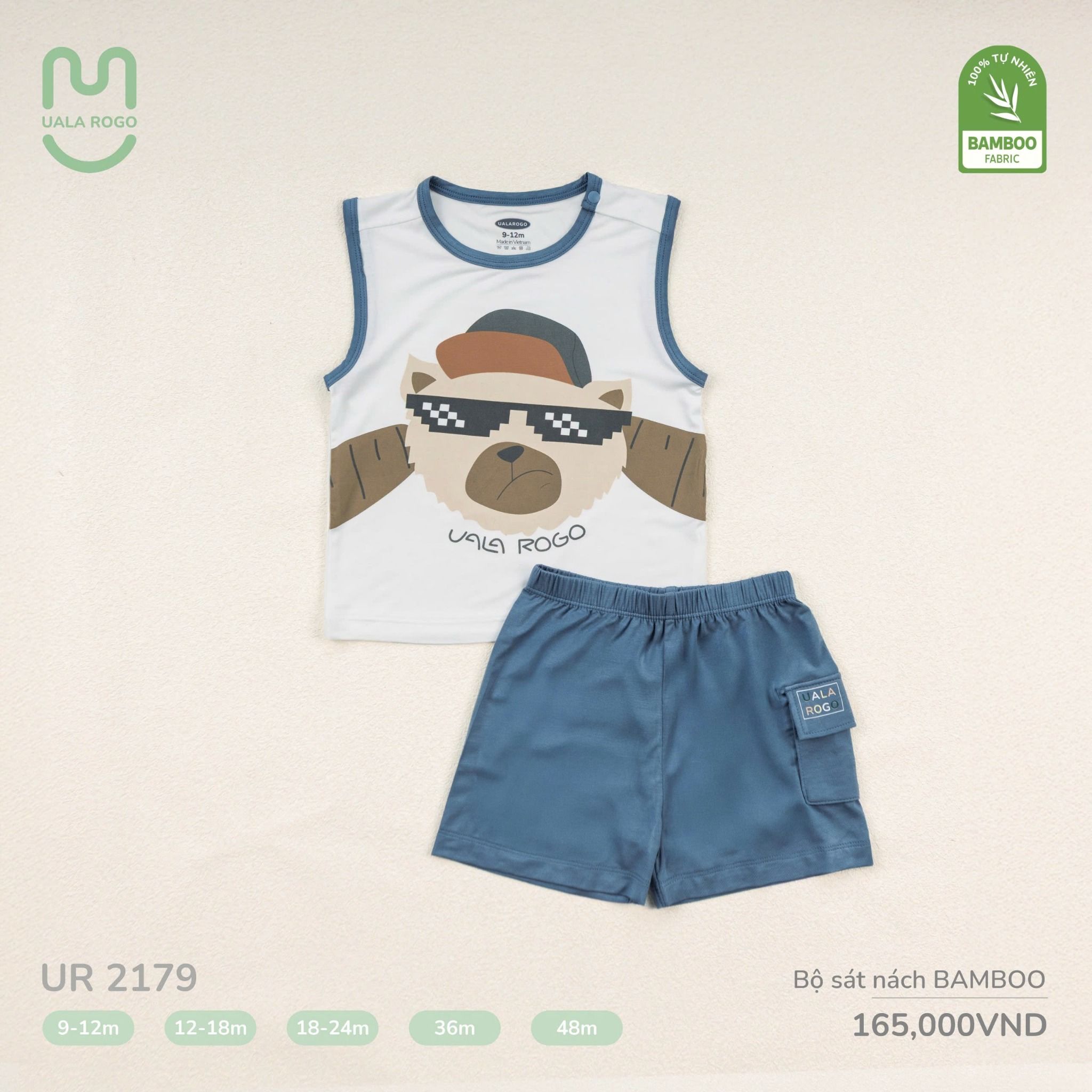 Bộ Sát Nách Bamboo UR 2179