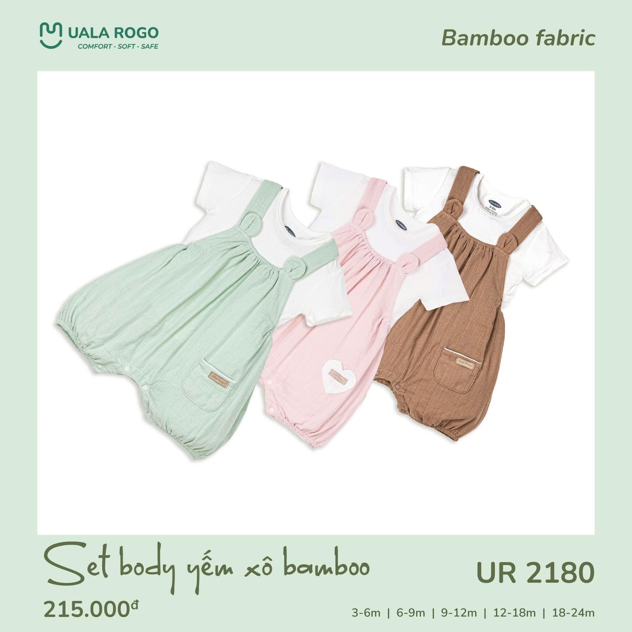 Set Body Yếm Xô BamBoo UR 2180