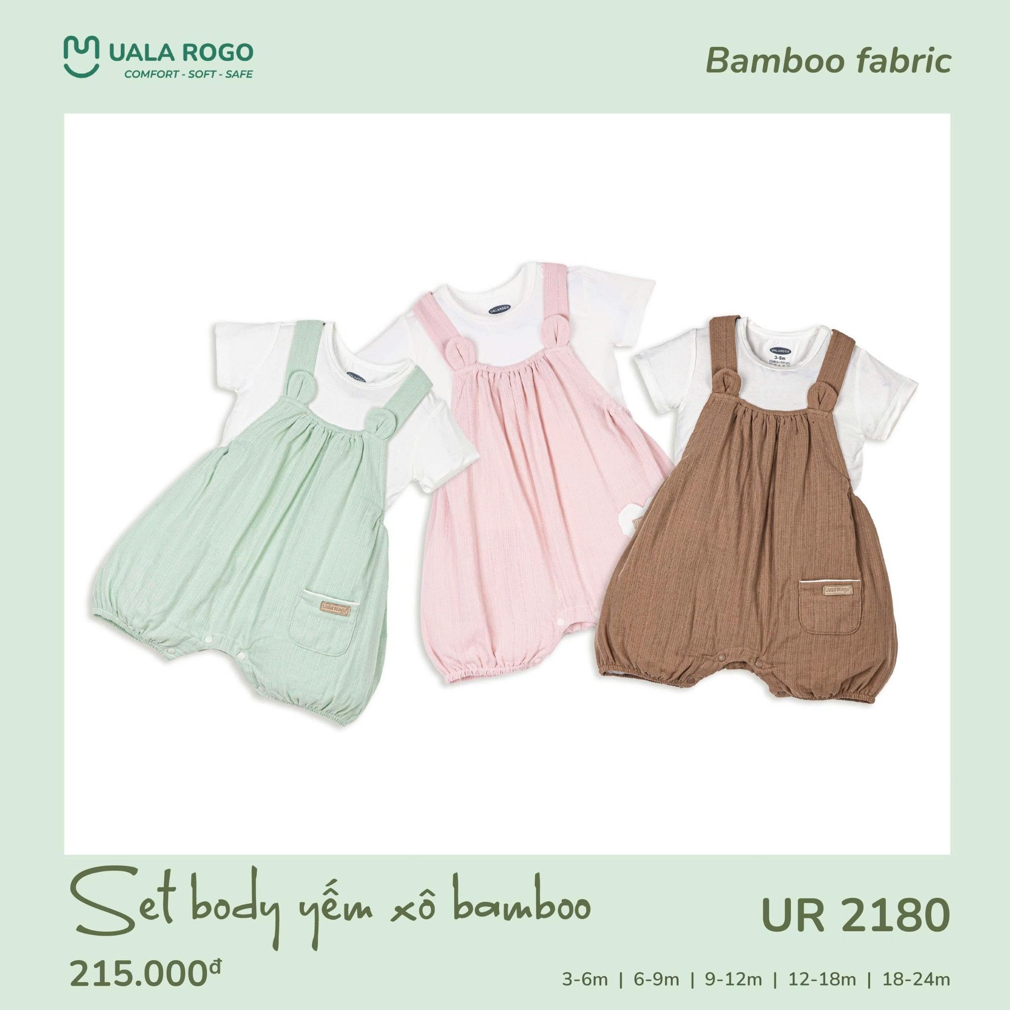 Set Body Yếm Xô BamBoo UR 2180