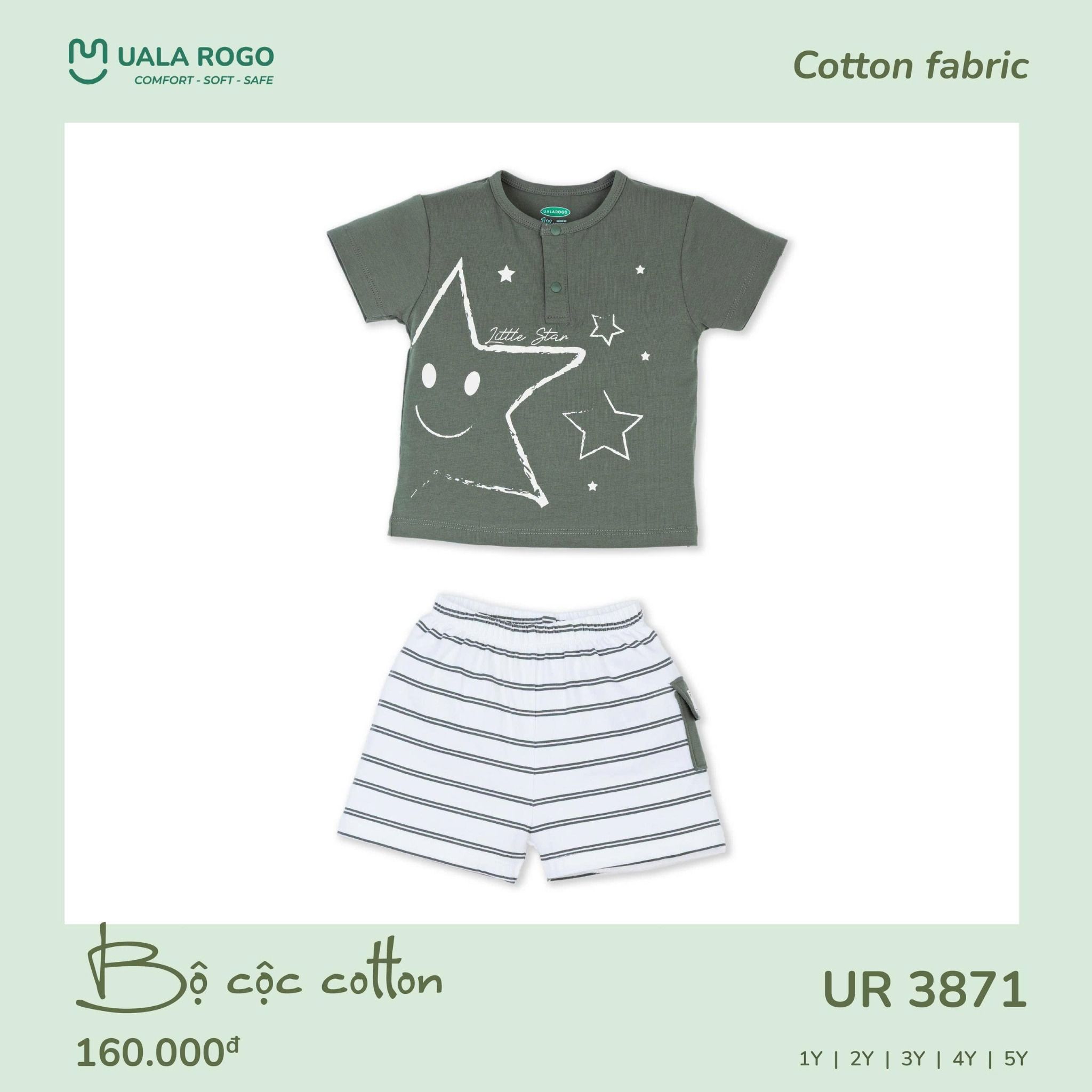 Bộ Cộc Cotton UR 3871