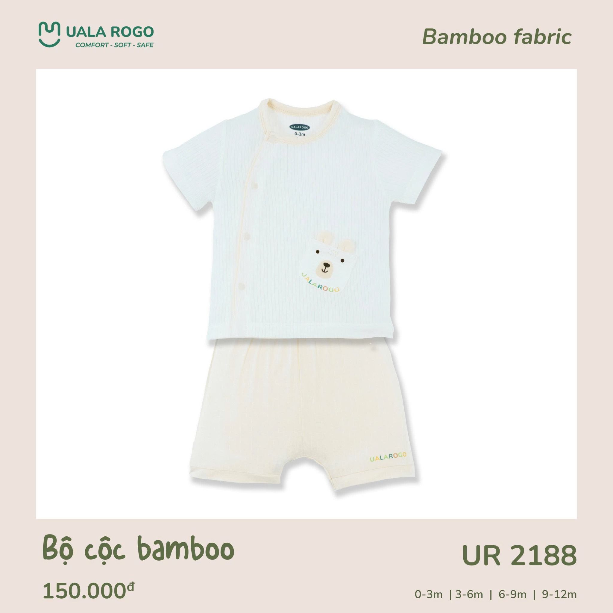 Bộ Cộc Bamboo Cài Chéo UR 2188