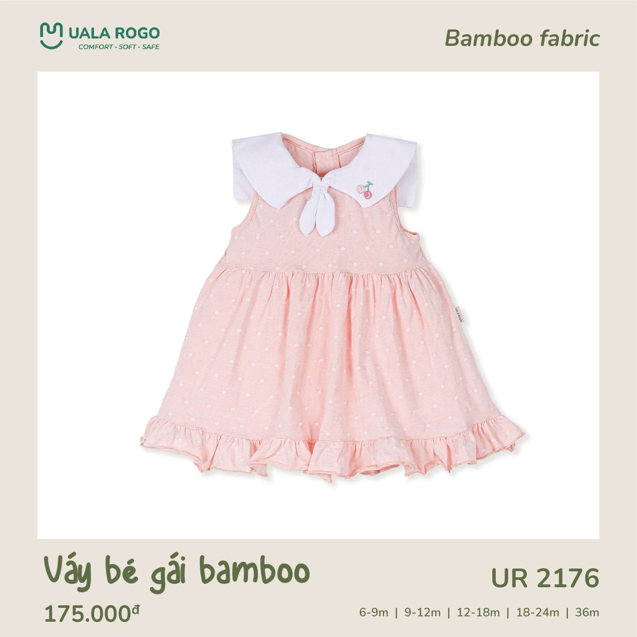Váy Bé Gái Bamboo UR 2176