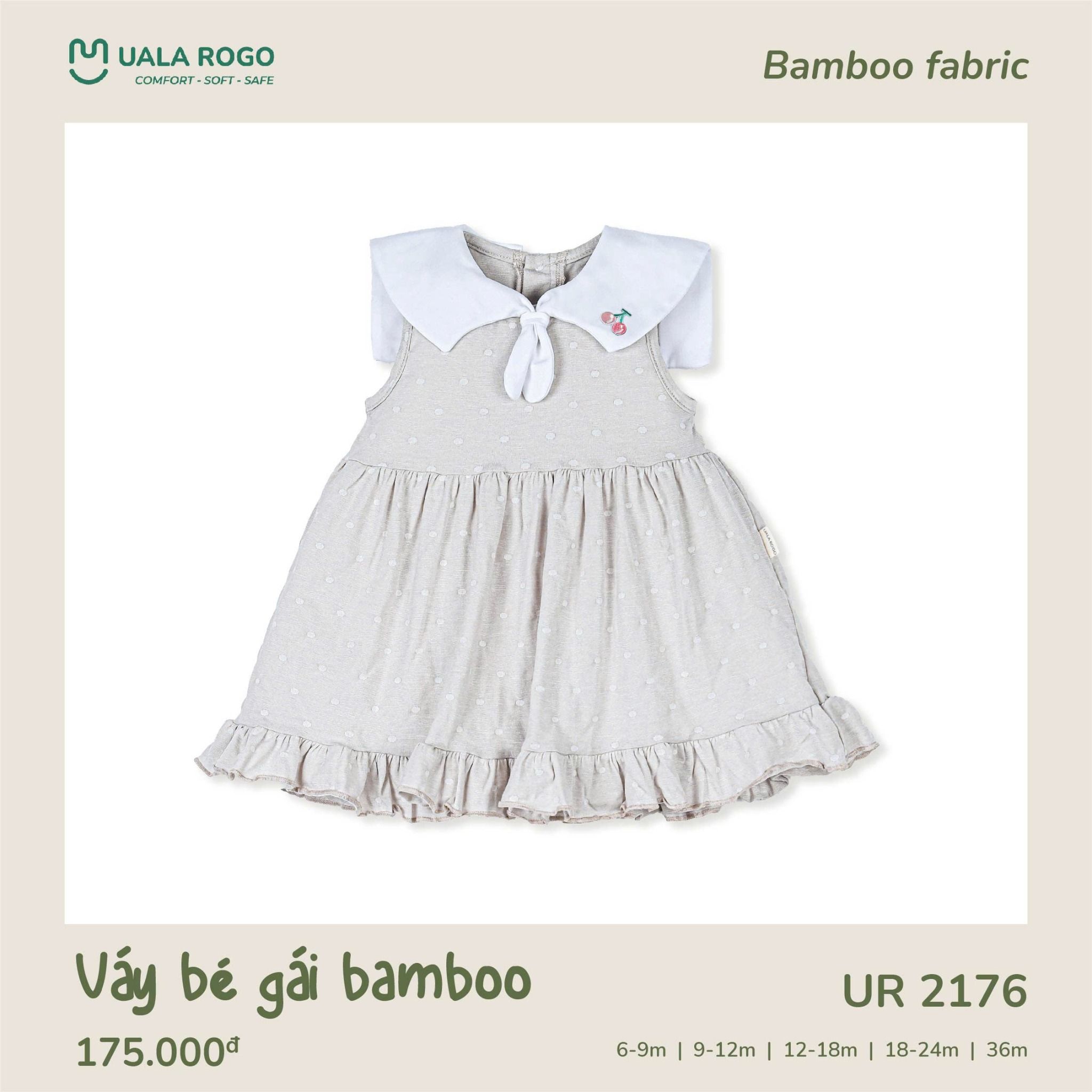 Váy Bé Gái Bamboo UR 2176