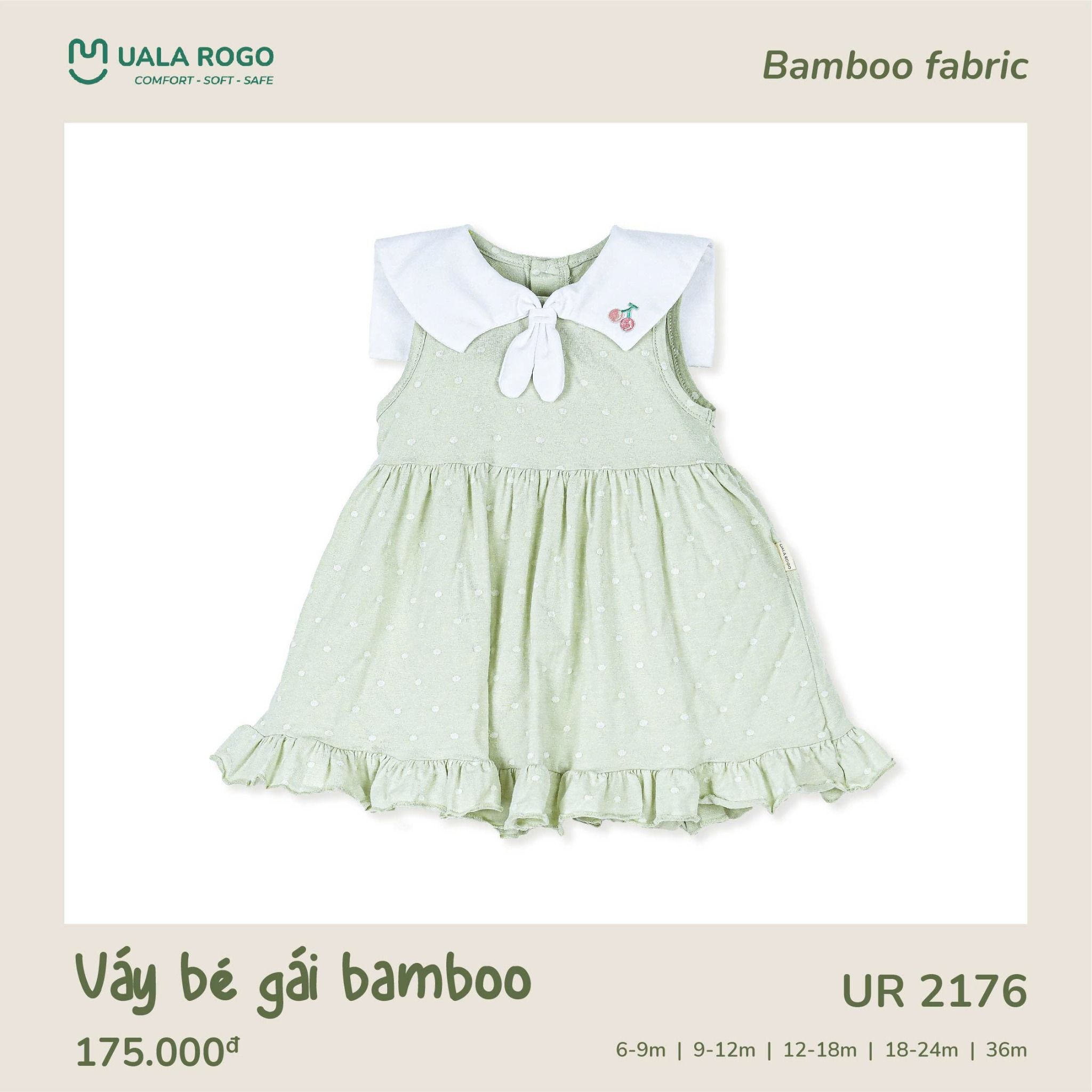 Váy Bé Gái Bamboo UR 2176