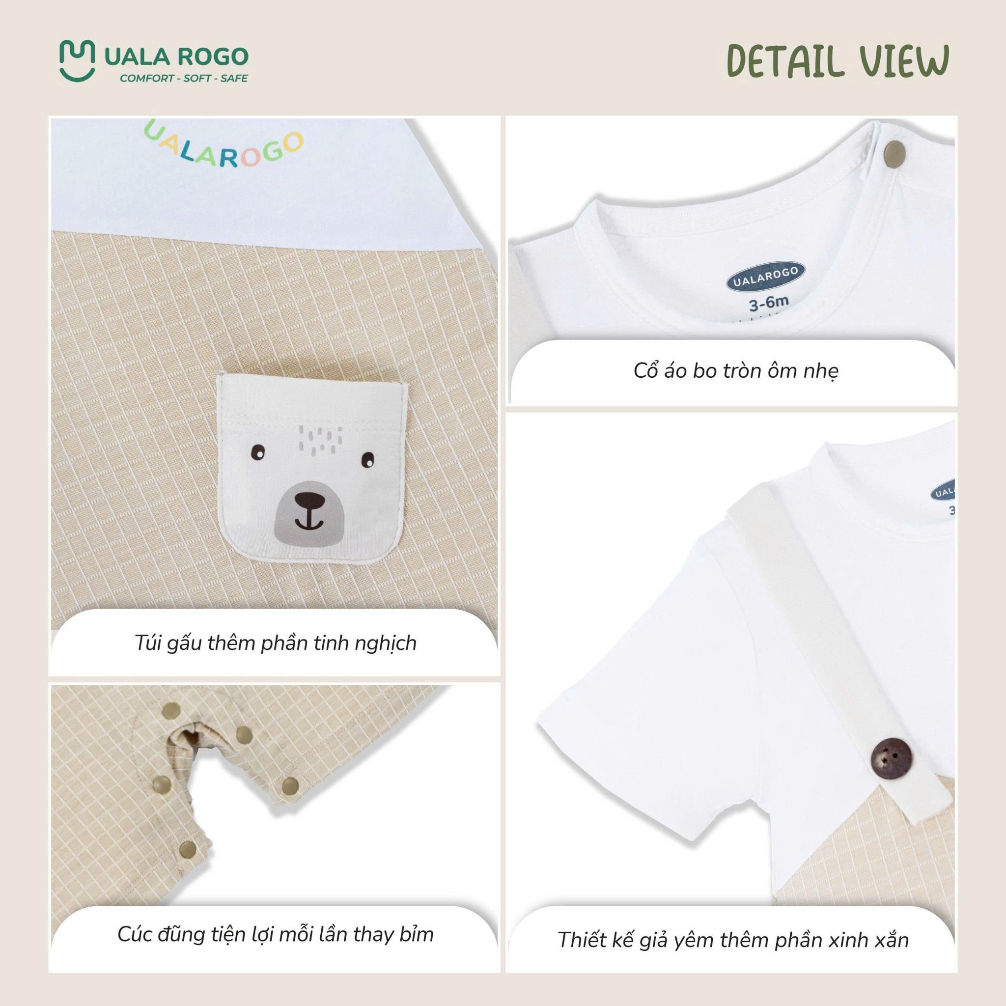 Bộ Body Cộc Bamboo UR 2189