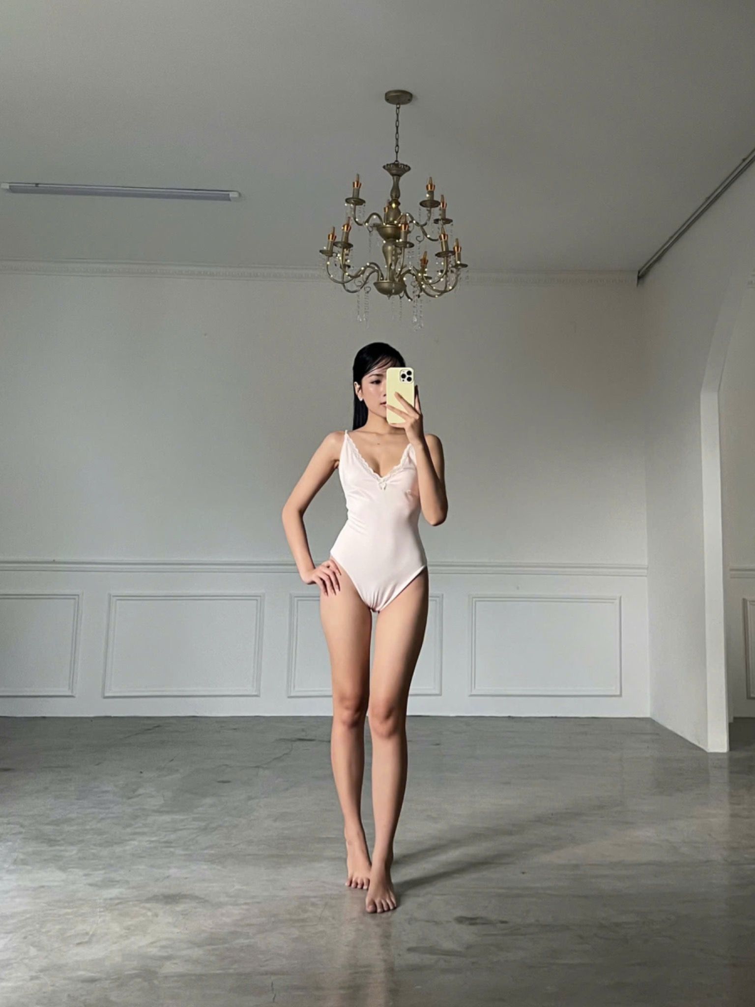 CANDICE BIKINI PETTY BRAWEE MỘT MẢNH - ĐEN / HỒNG