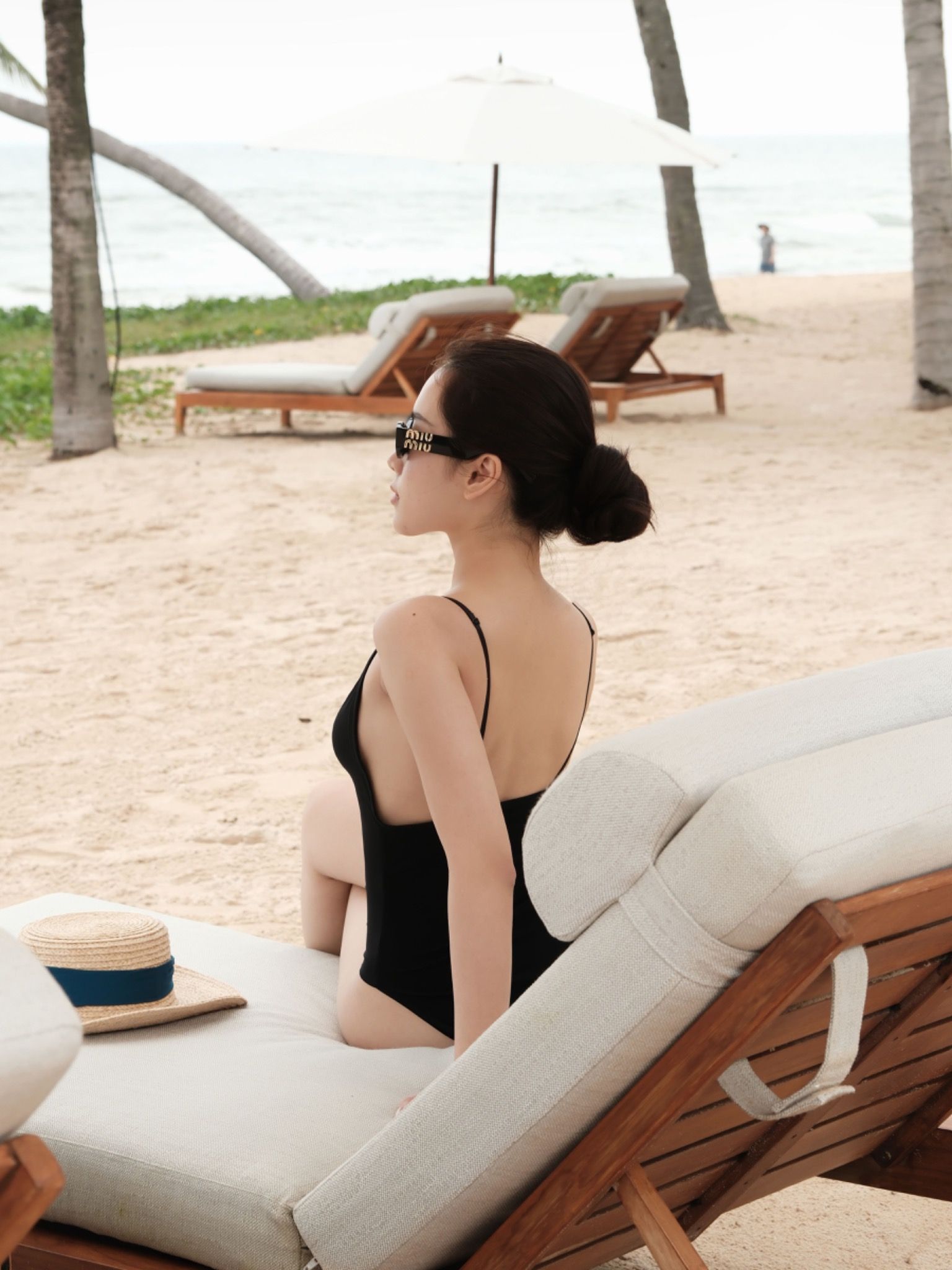 CANDICE BIKINI PETTY BRAWEE MỘT MẢNH - ĐEN / HỒNG