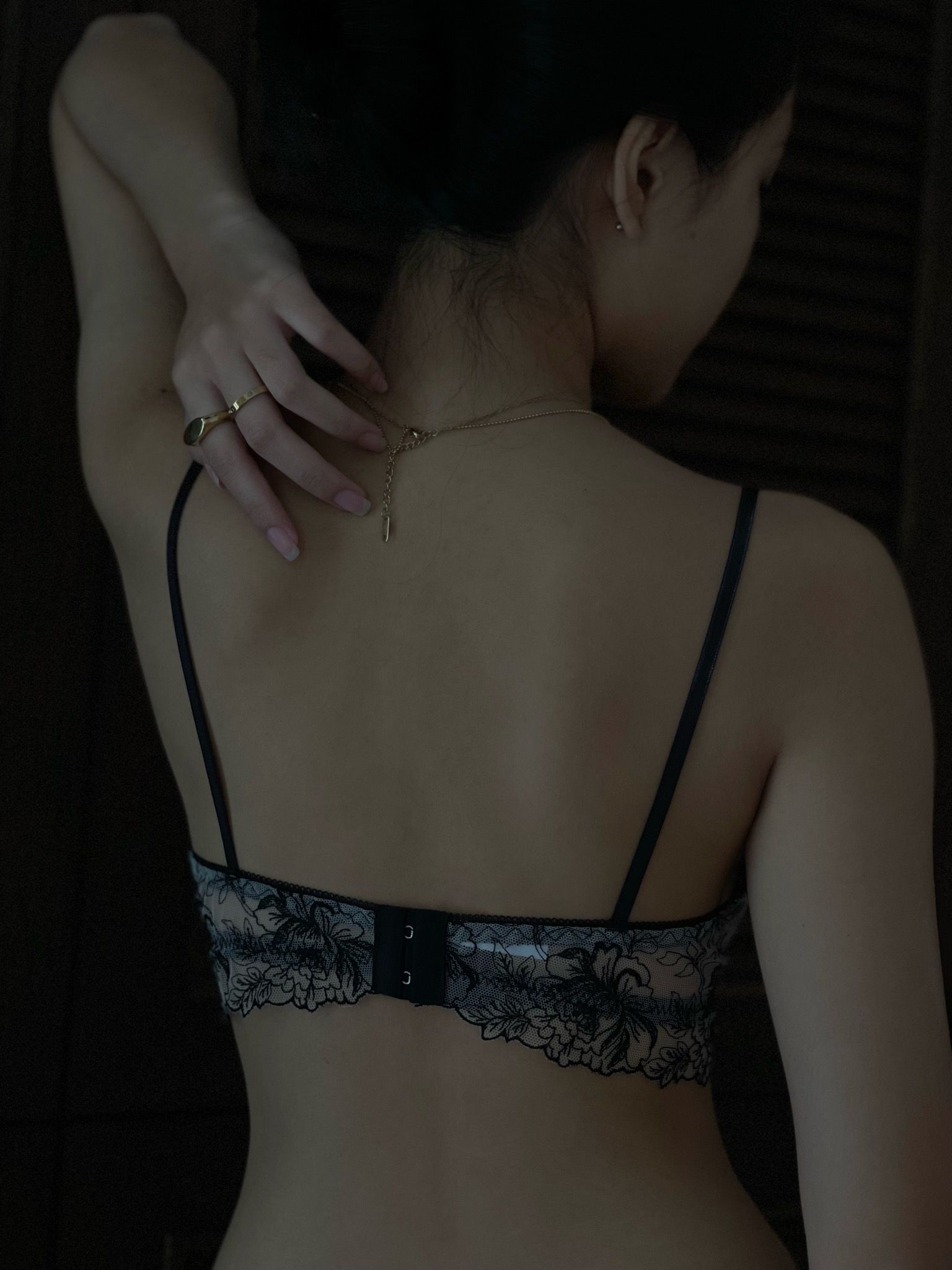 Áo Bra Petty Ren Đen Thêu Có Gọng - Vivian