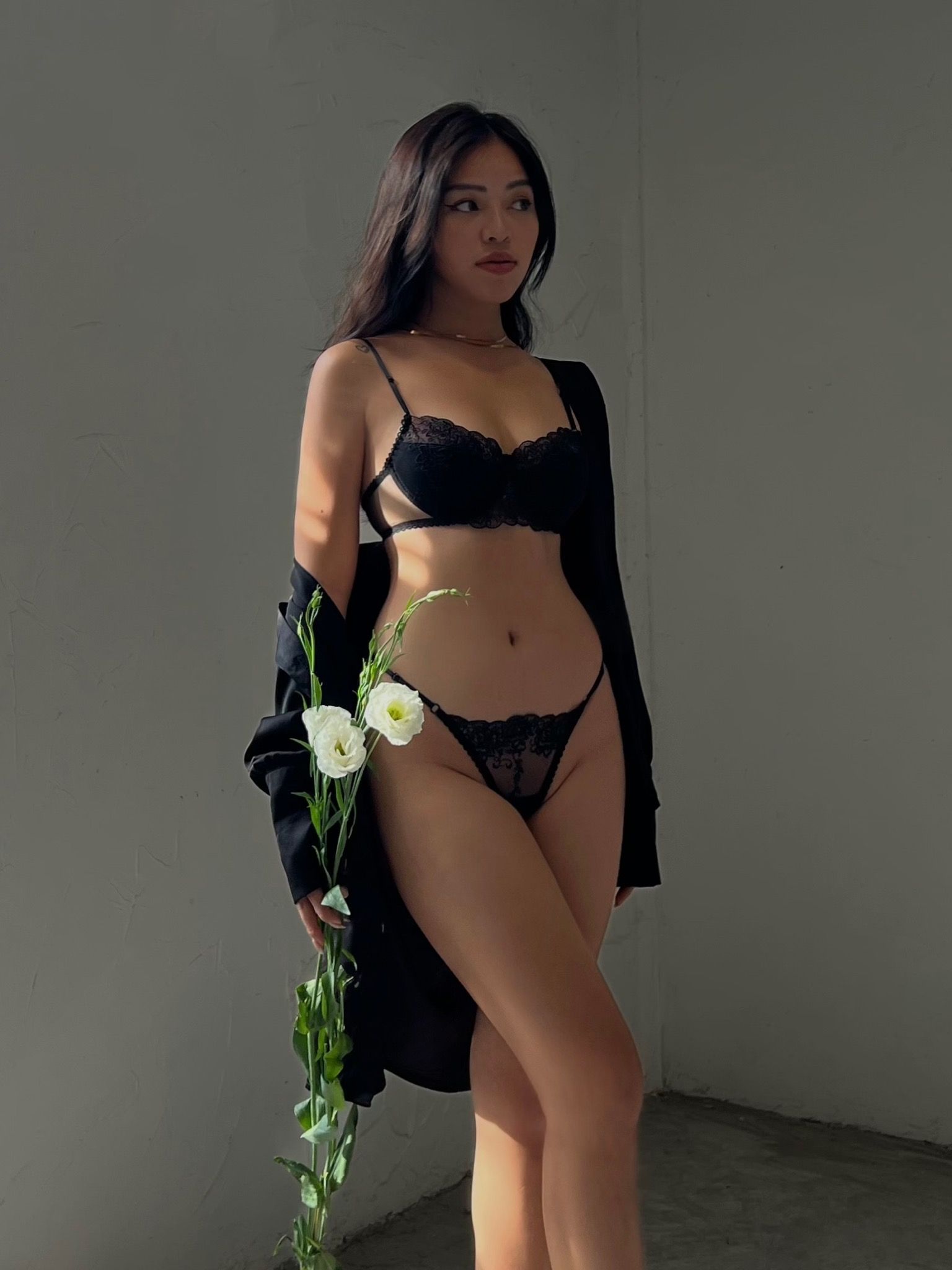 Áo Bra Petty Brawee Ren Đen Có Gọng - Rose