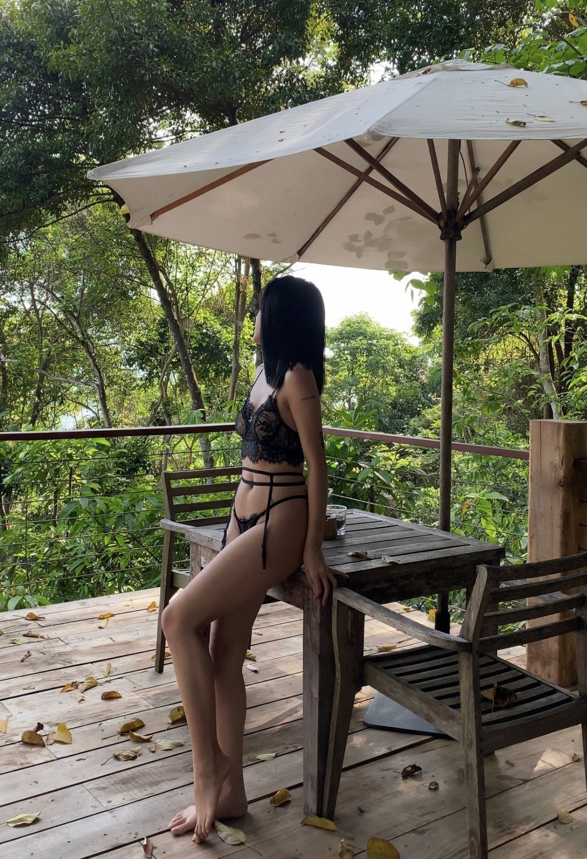 Sophia - Set Đồ Lót Petty Brawee Ren Đen
